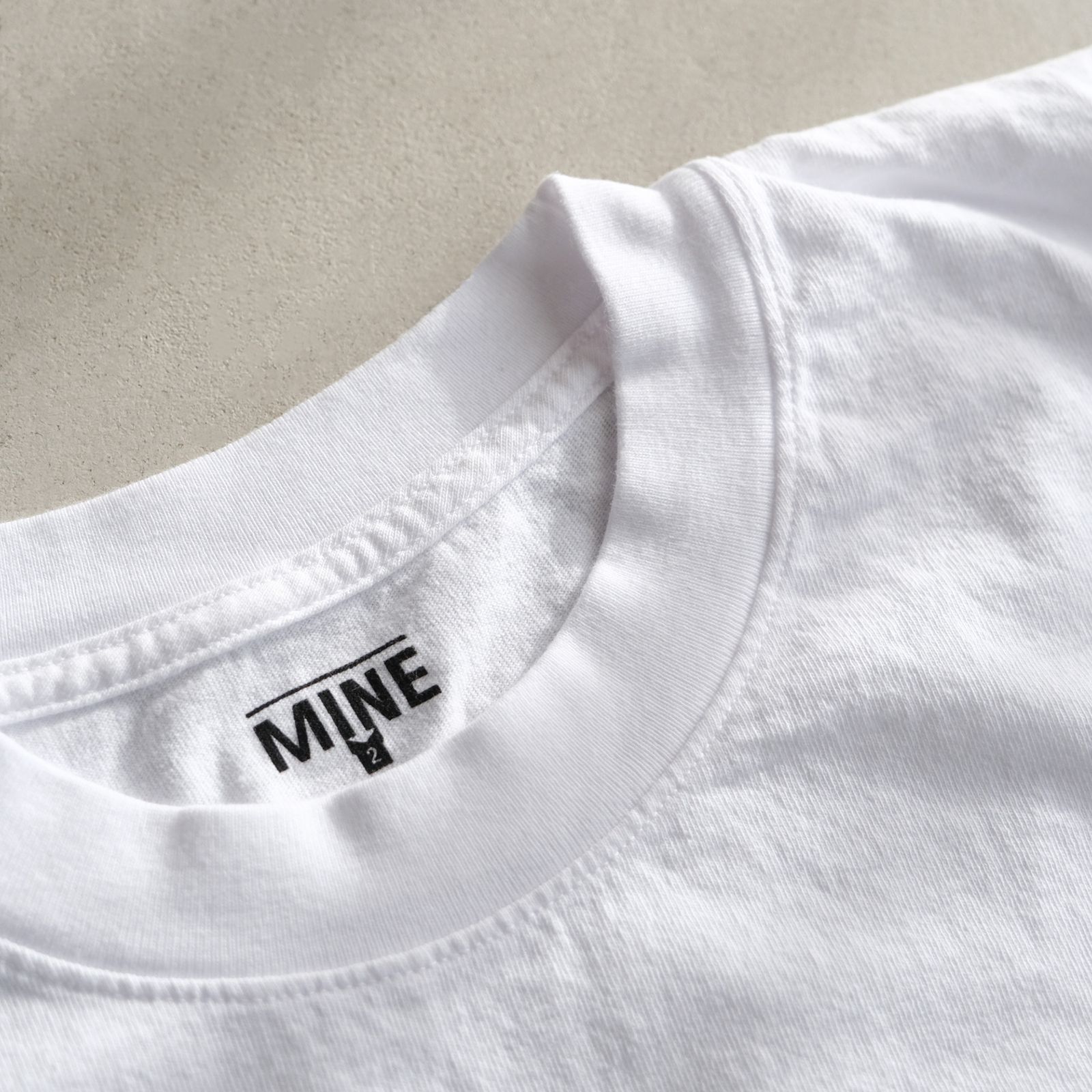 MINE DUCT TAPE L/S T-SHIRT / BLACK LABEL / ロンT / ホワイト