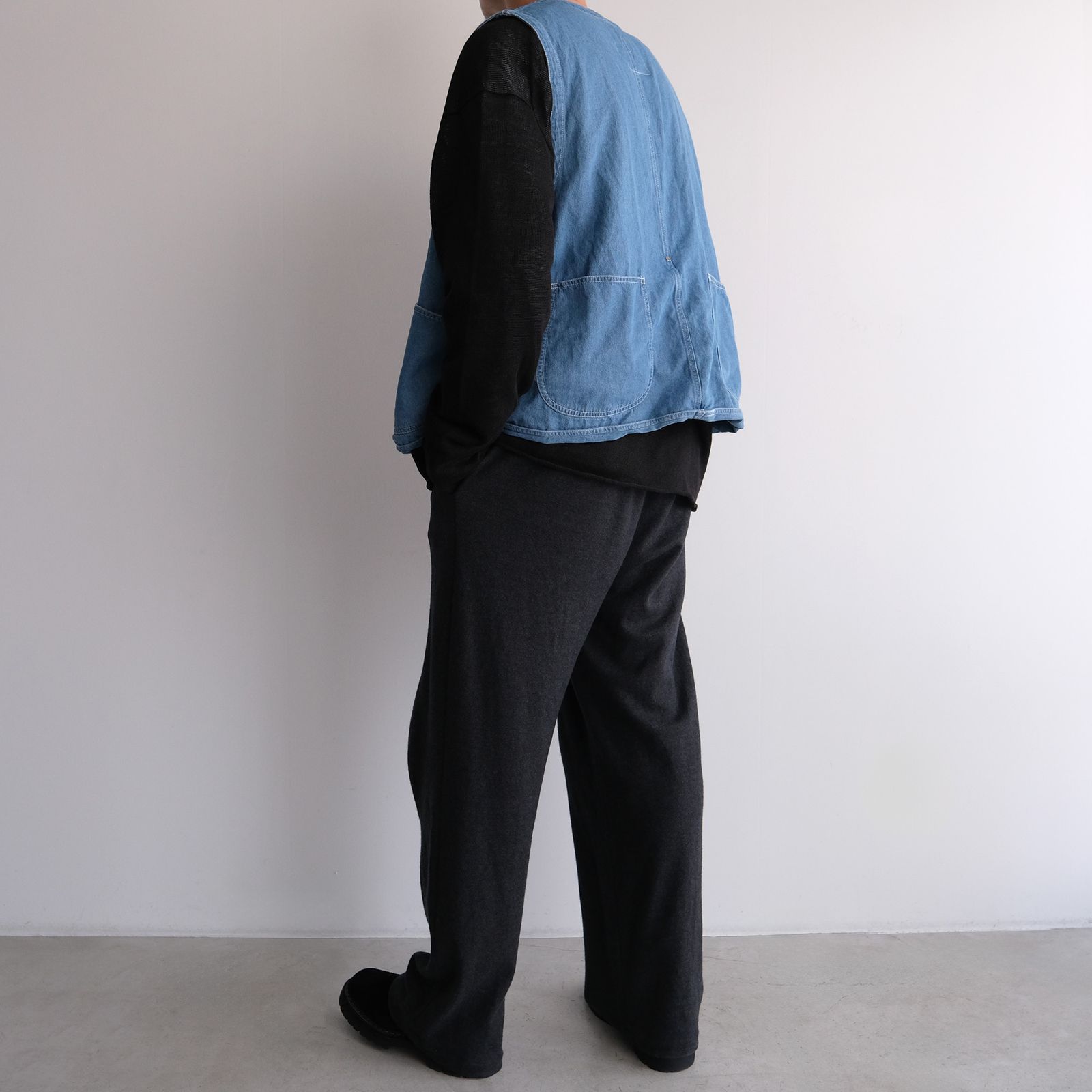 Denim Hunting Vest -ベスト-（L.Blue / ライトブルー）