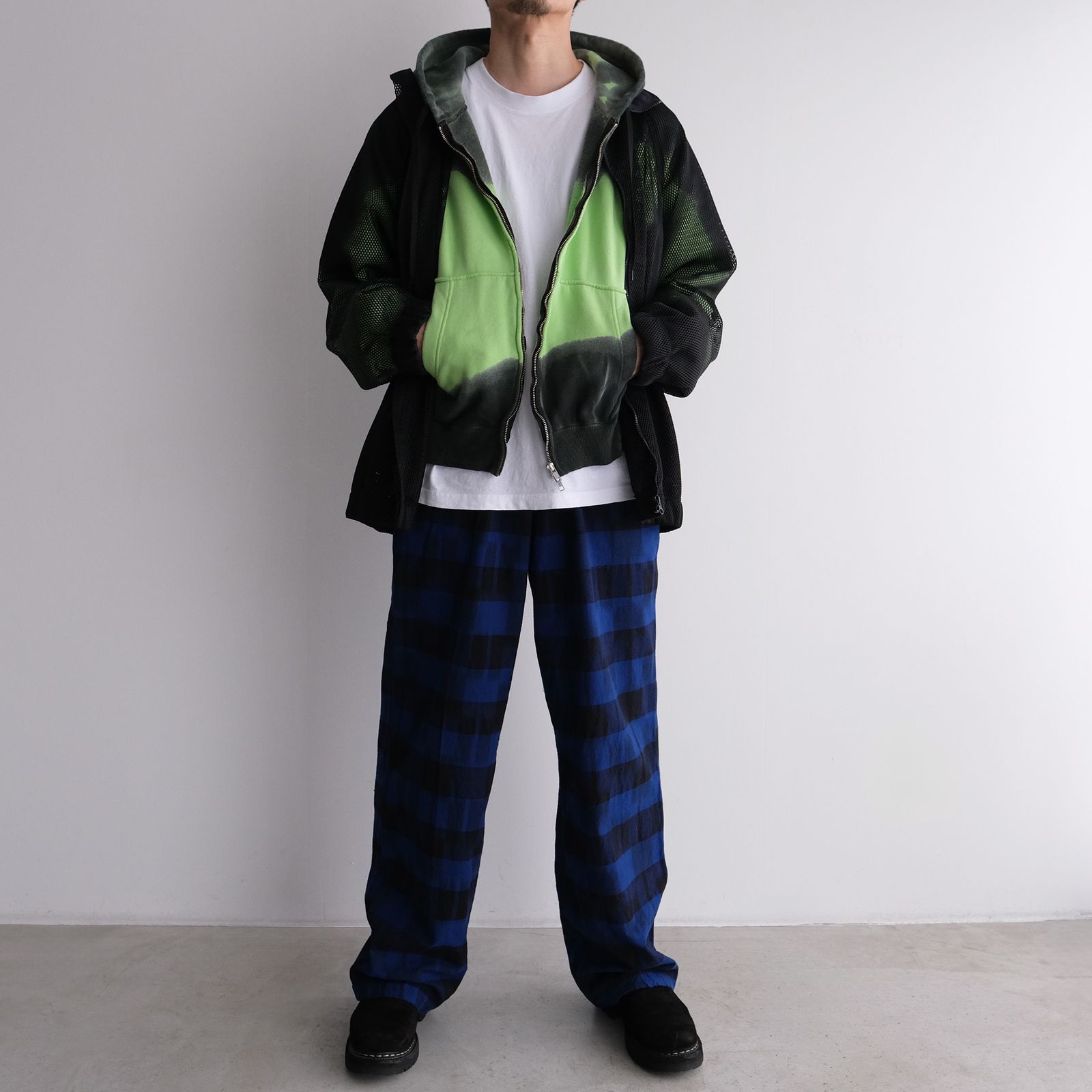 Hand Dye Twist Parka -パーカー-（Green / グリーン）