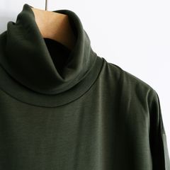 Brushed Mockrody High Neck L/S Tee -Tシャツ-（Green / グリーン）