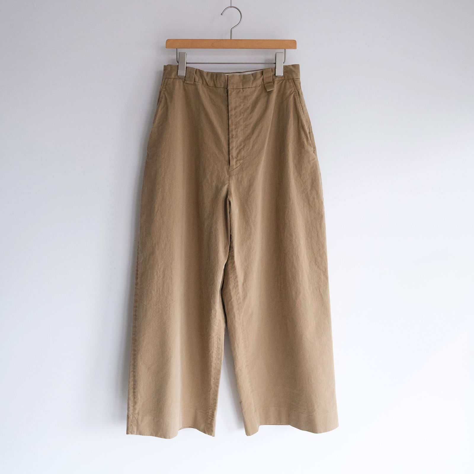 Chino High Waist Pants -パンツ-（Beige Used / ベージュ ユーズド）
