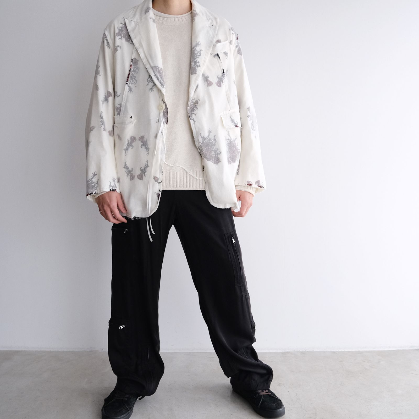 Midorikawa - 3 Layer Shirts Jacket -ジャケット-（White / ホワイト 