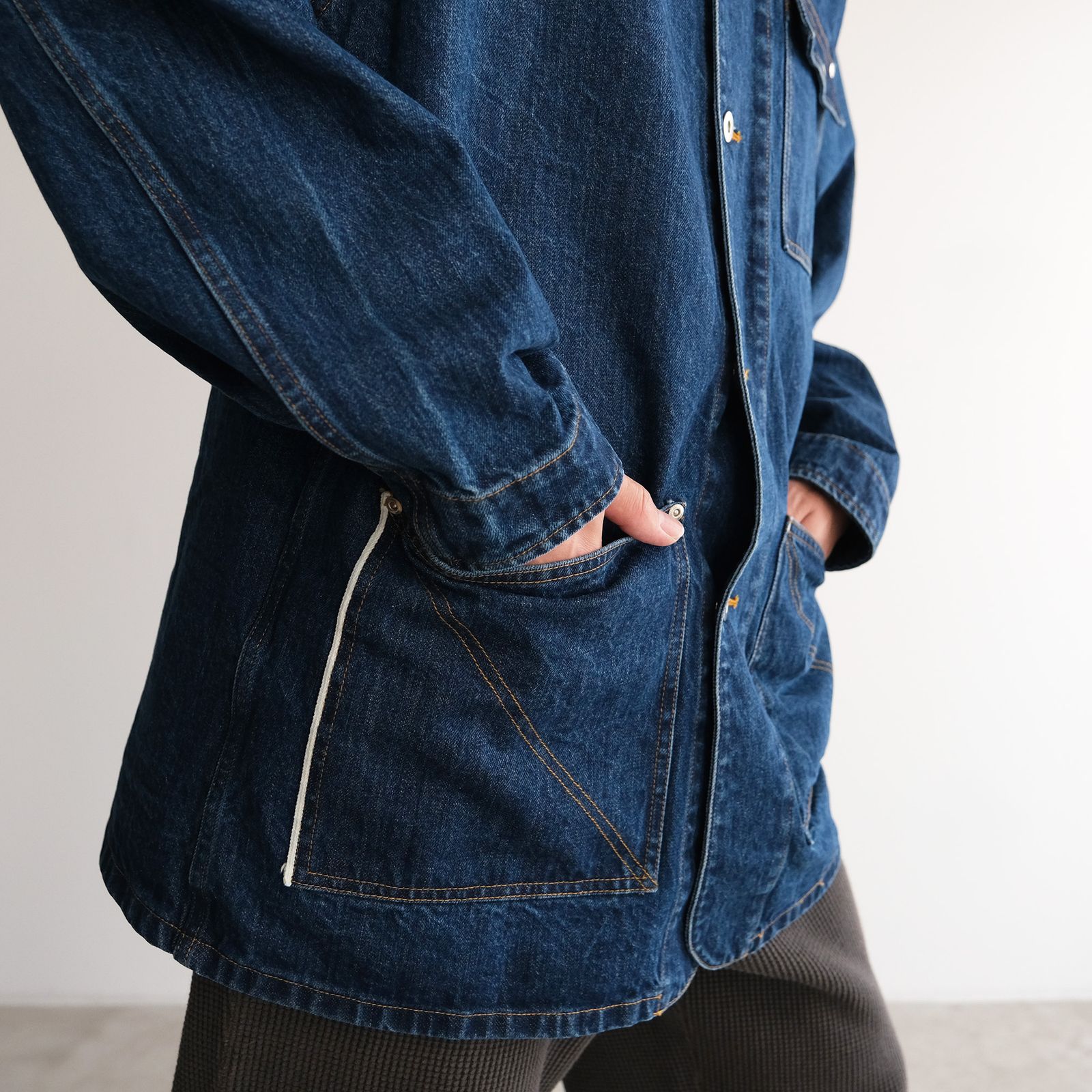 Denim Coverall Jacket -ジャケット-（Indigo / インディゴ）