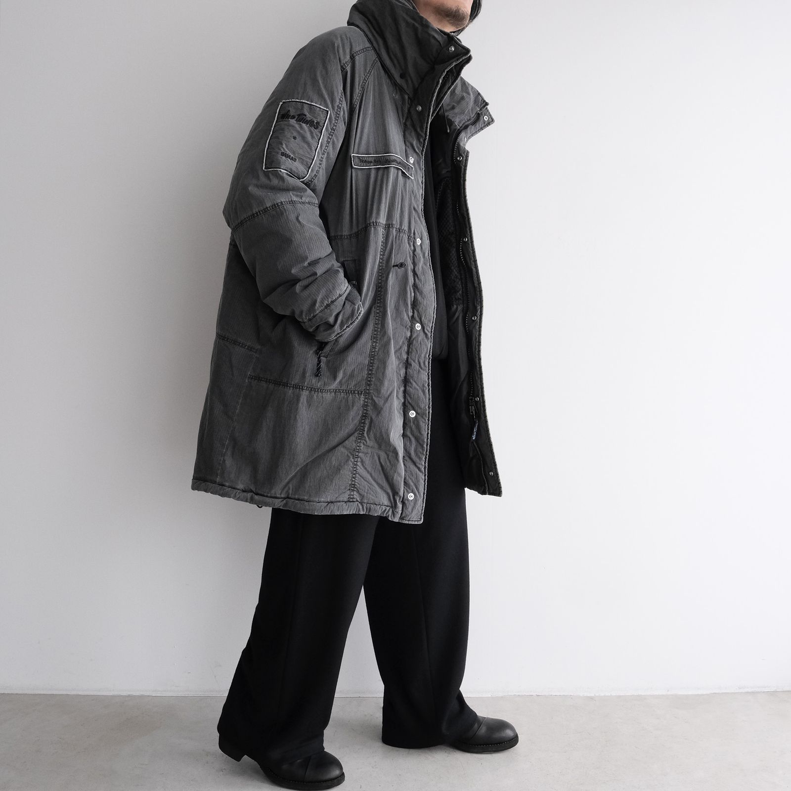 Padded Tactical Field Coat（INNAT×WILD THINGS）-コート-（Black / ブラック）