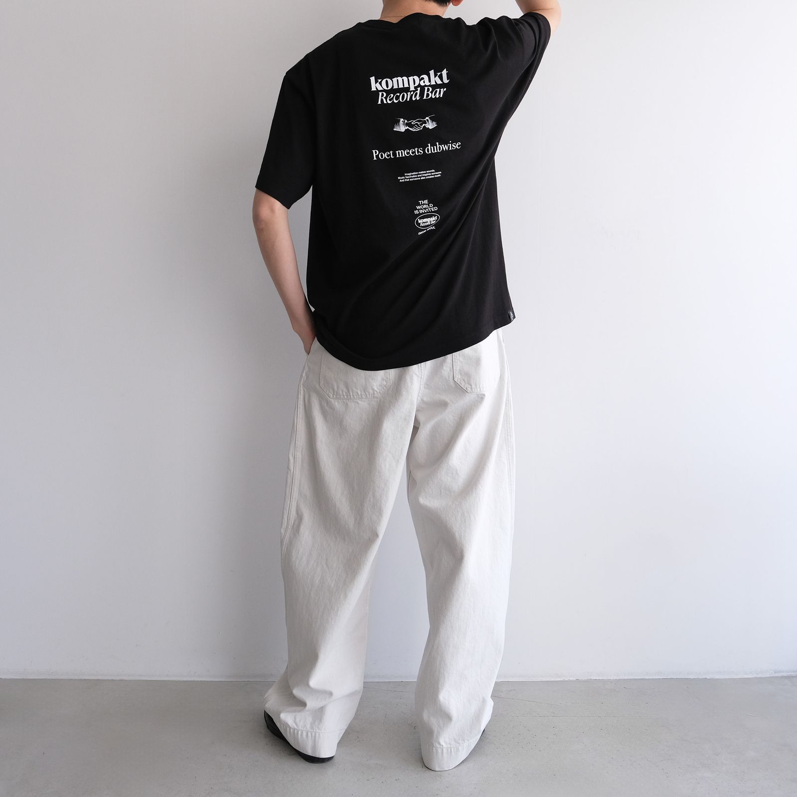 Kompakt Record Bar + PMD Loosefit T-Shirt -Tシャツ-（Black / ブラック）