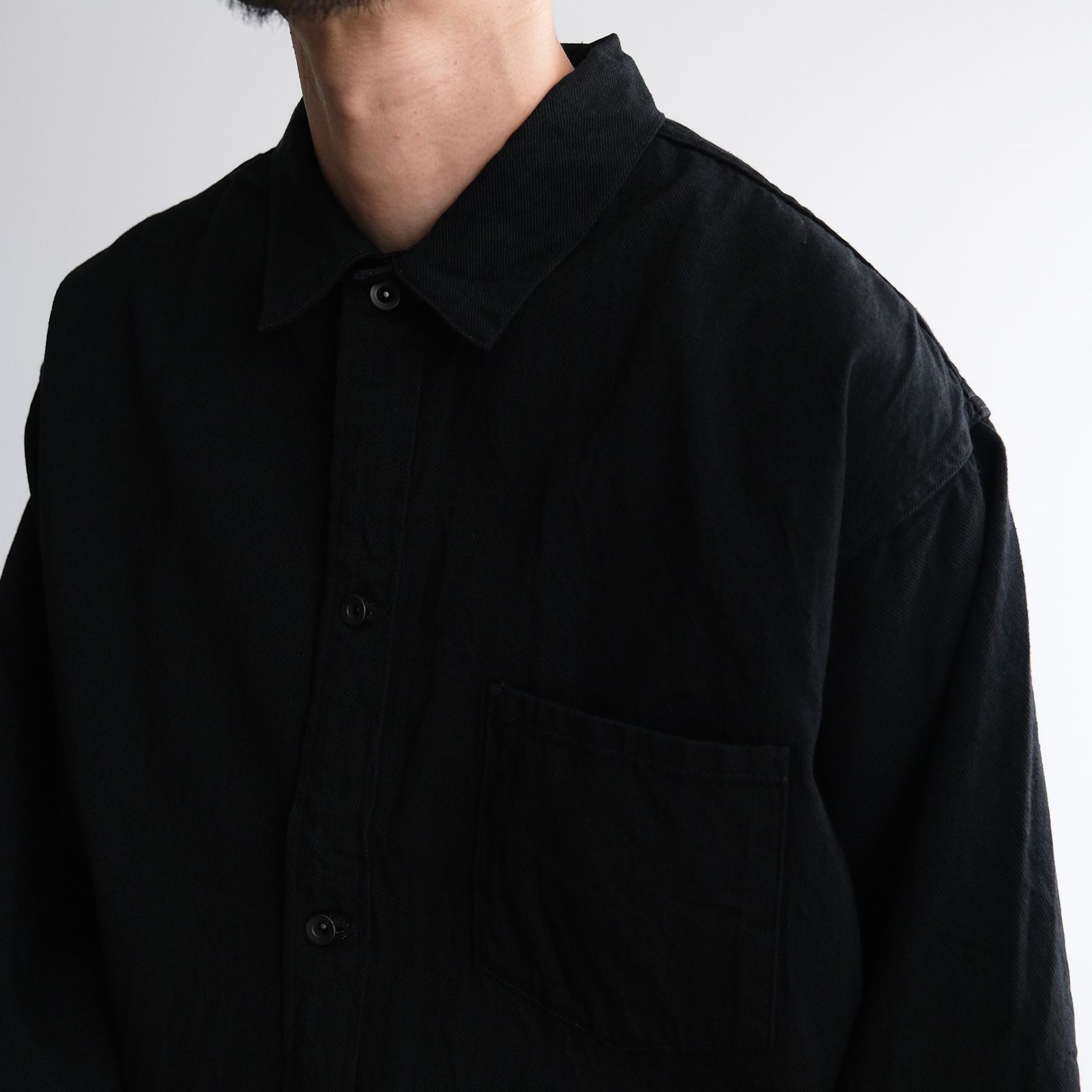 Black Twill Blouson -ブルゾン-（Black / ブラック）
