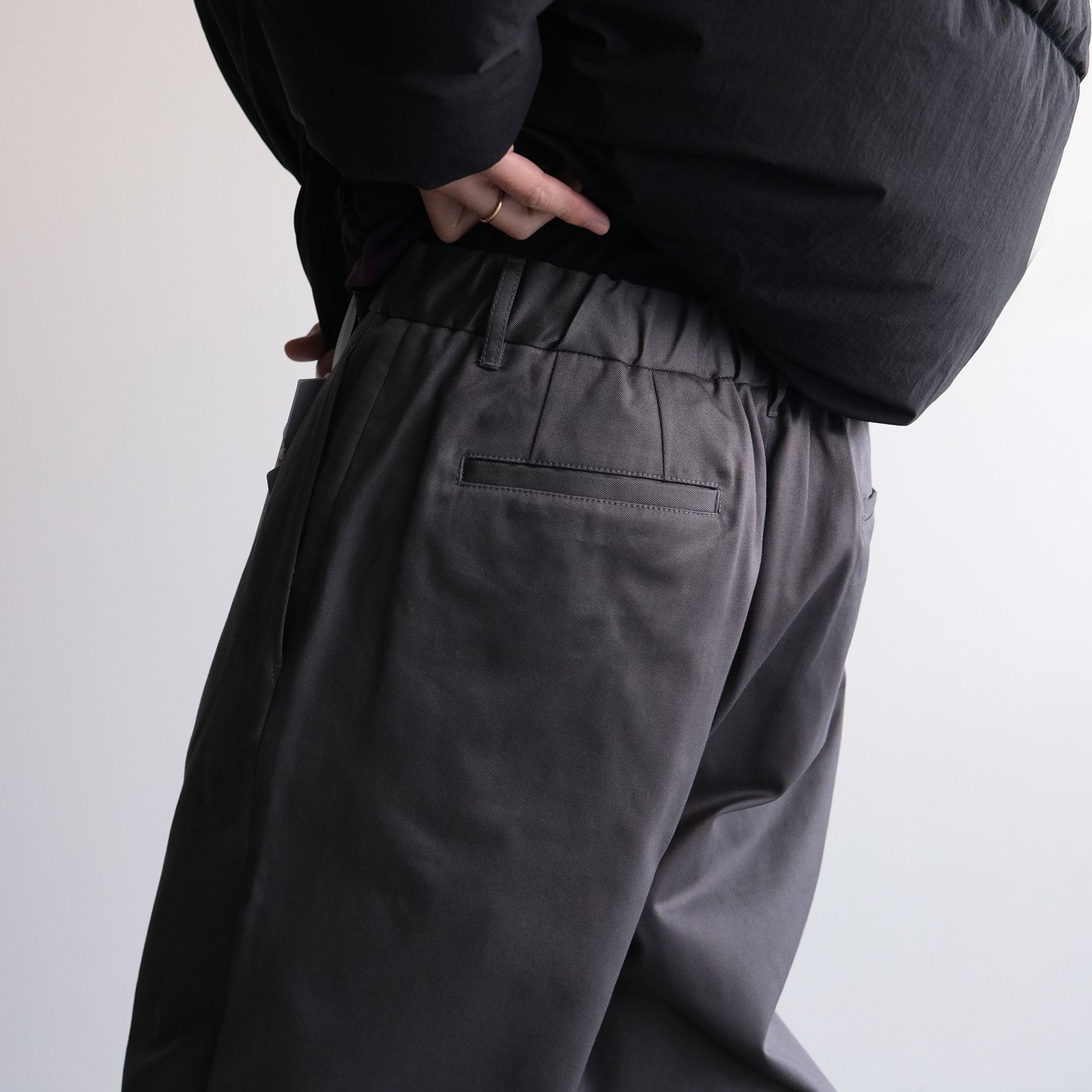 Westpoint Chino Wide Straight Trousers -パンツ-（C.Gray / C.グレー）