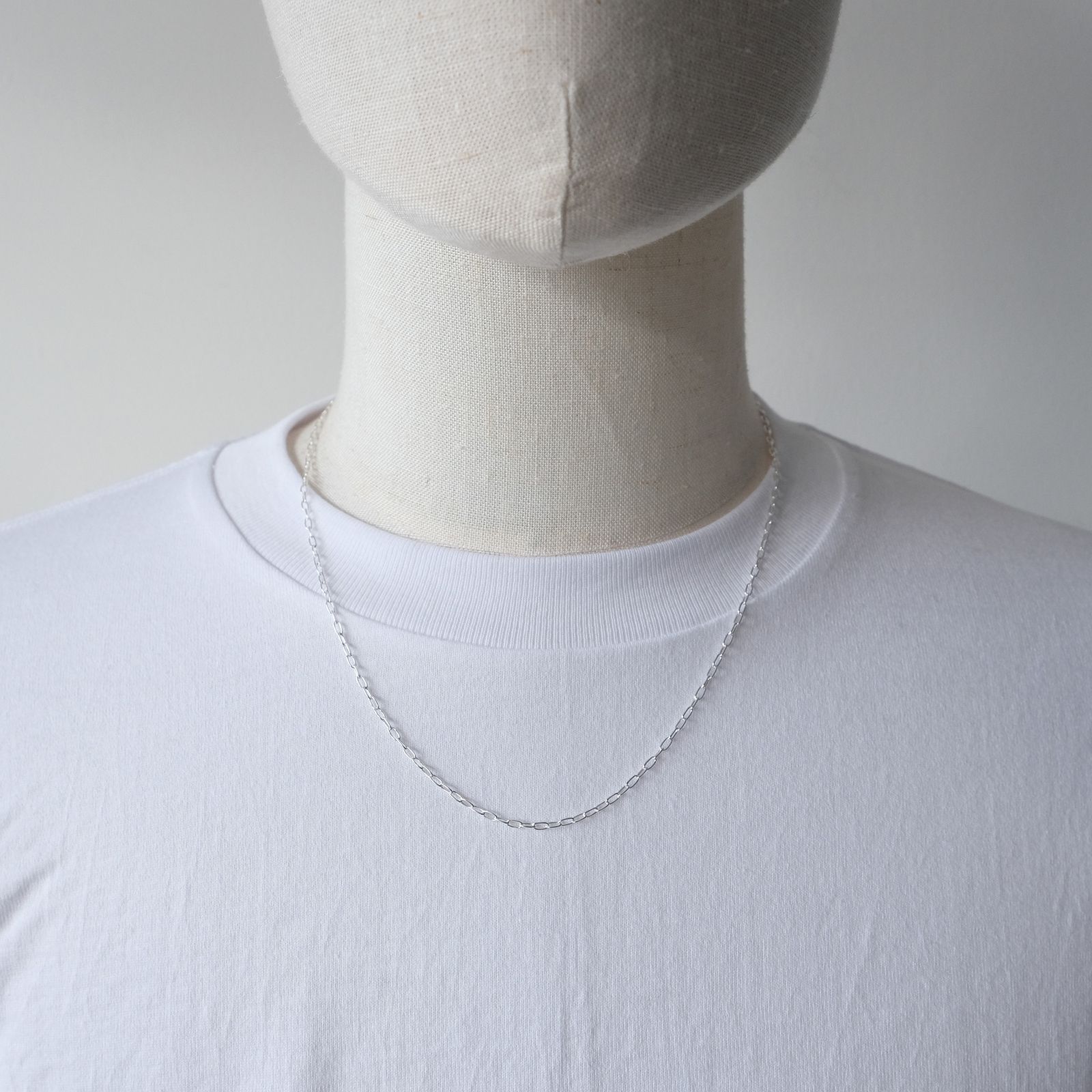 Oval Link Chain Silver 925 -ネックレス-（Silver / シルバー）