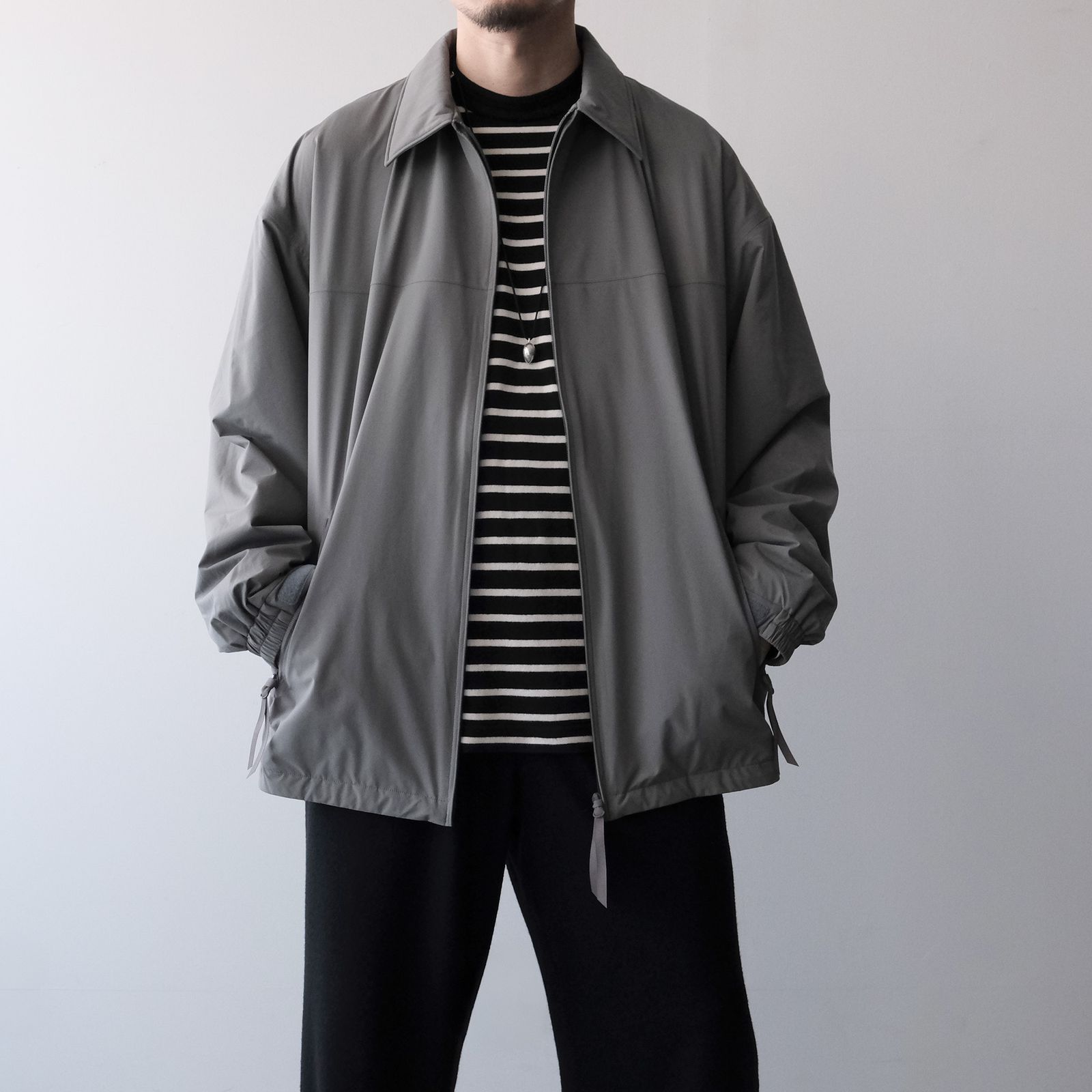 PERTEX SHIELD Light Thermo Zip-Up Jacket -ブルゾン-（Stone Gray / ストーングレー）GM263-30270