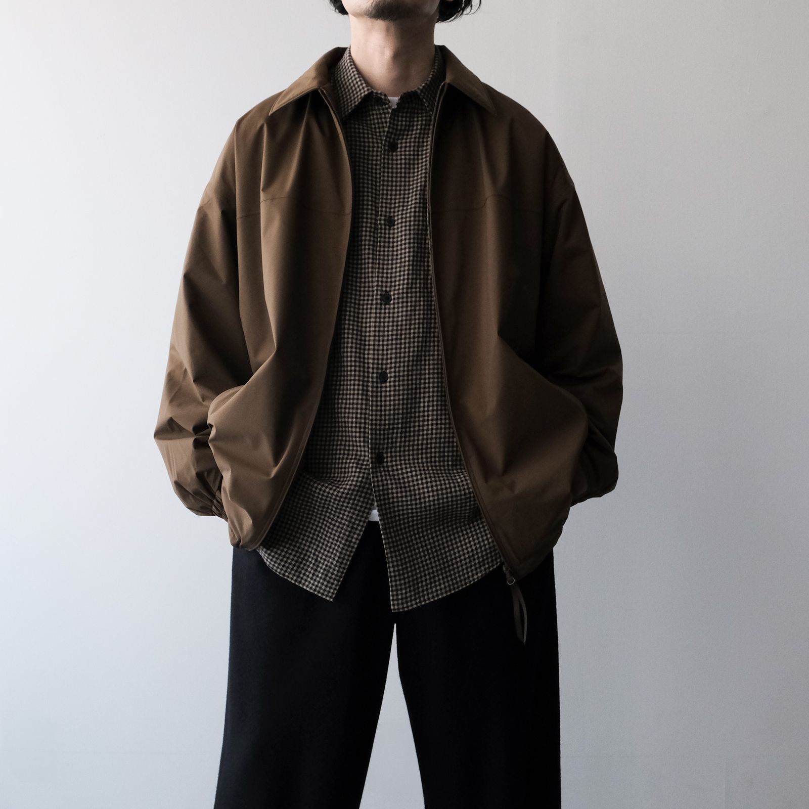 PERTEX SHIELD Light Thermo Zip-Up Jacket -ブルゾン-（Brown / ブラウン）GM263-30270