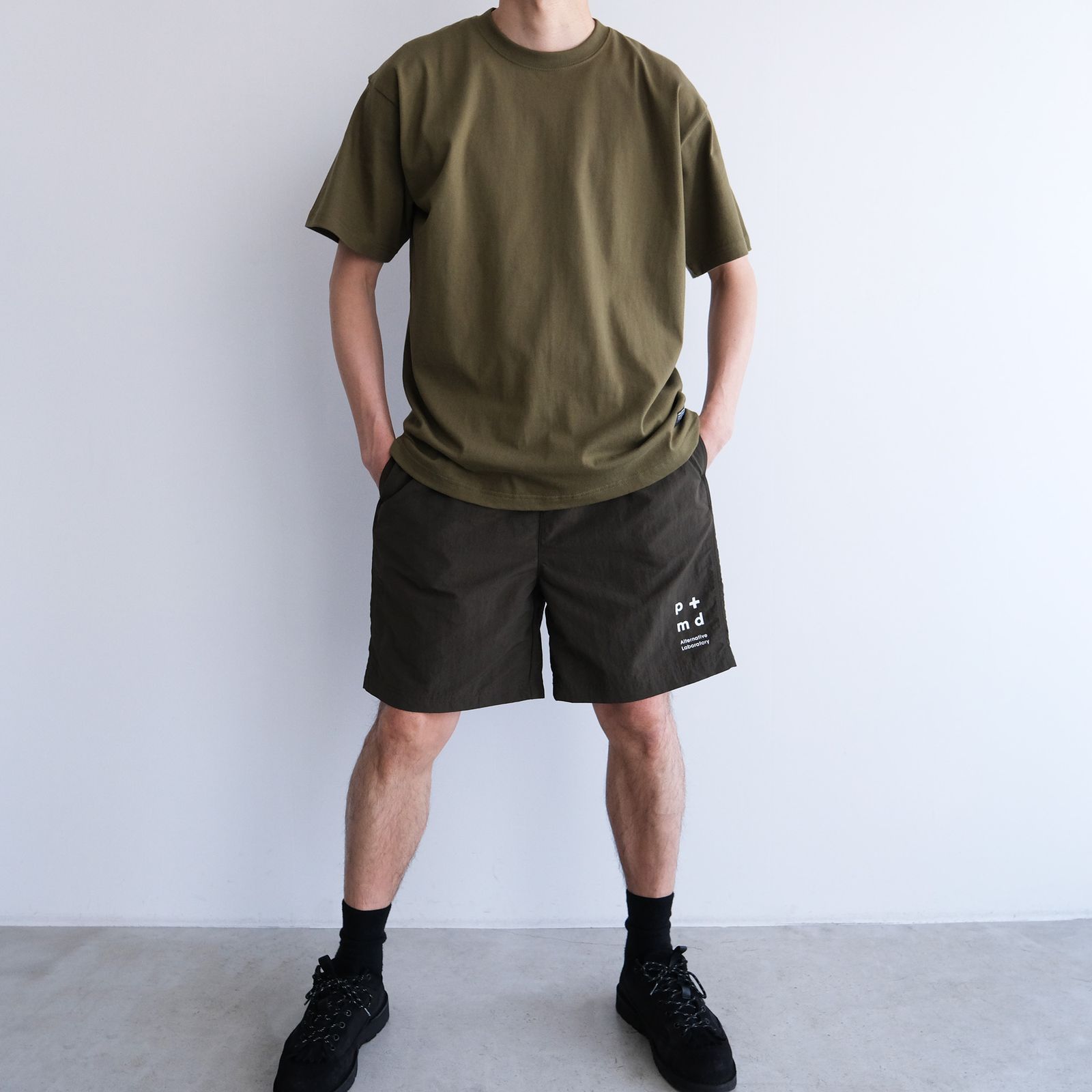 PMD Logo T-Shirt -Tシャツ-（Olive / オリーブ）