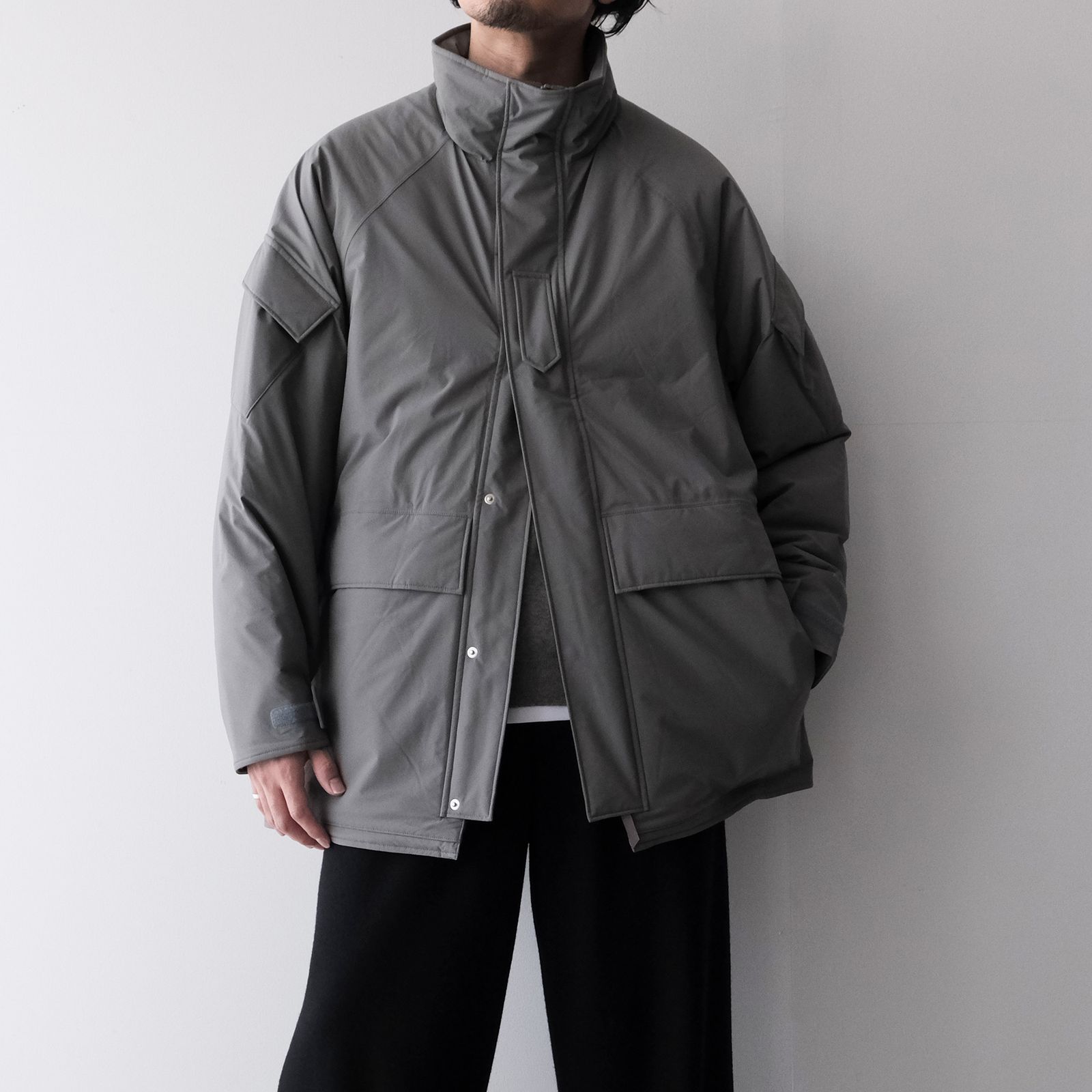 PERTEX SHIELD Insulated Military Parka -ジャケット-（Stone Gray / ストーングレー）GM263-30271