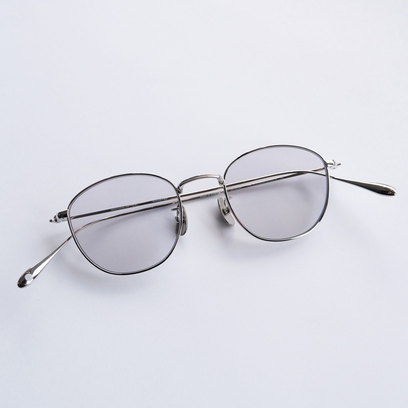 "KOUGETSU" Plutinum Silver × Clear to D.Gray (調光モデル) -サングラス-