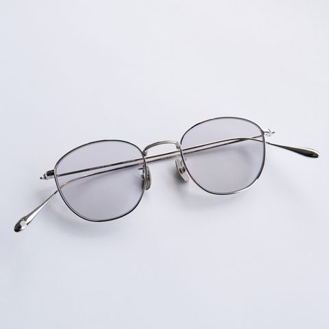 "KOUGETSU" Plutinum Silver × Clear to D.Gray (調光モデル) -サングラス-