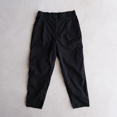 Garment Dyed Typewriter Oversized Slacks -スラックス-（Black / ブラック）