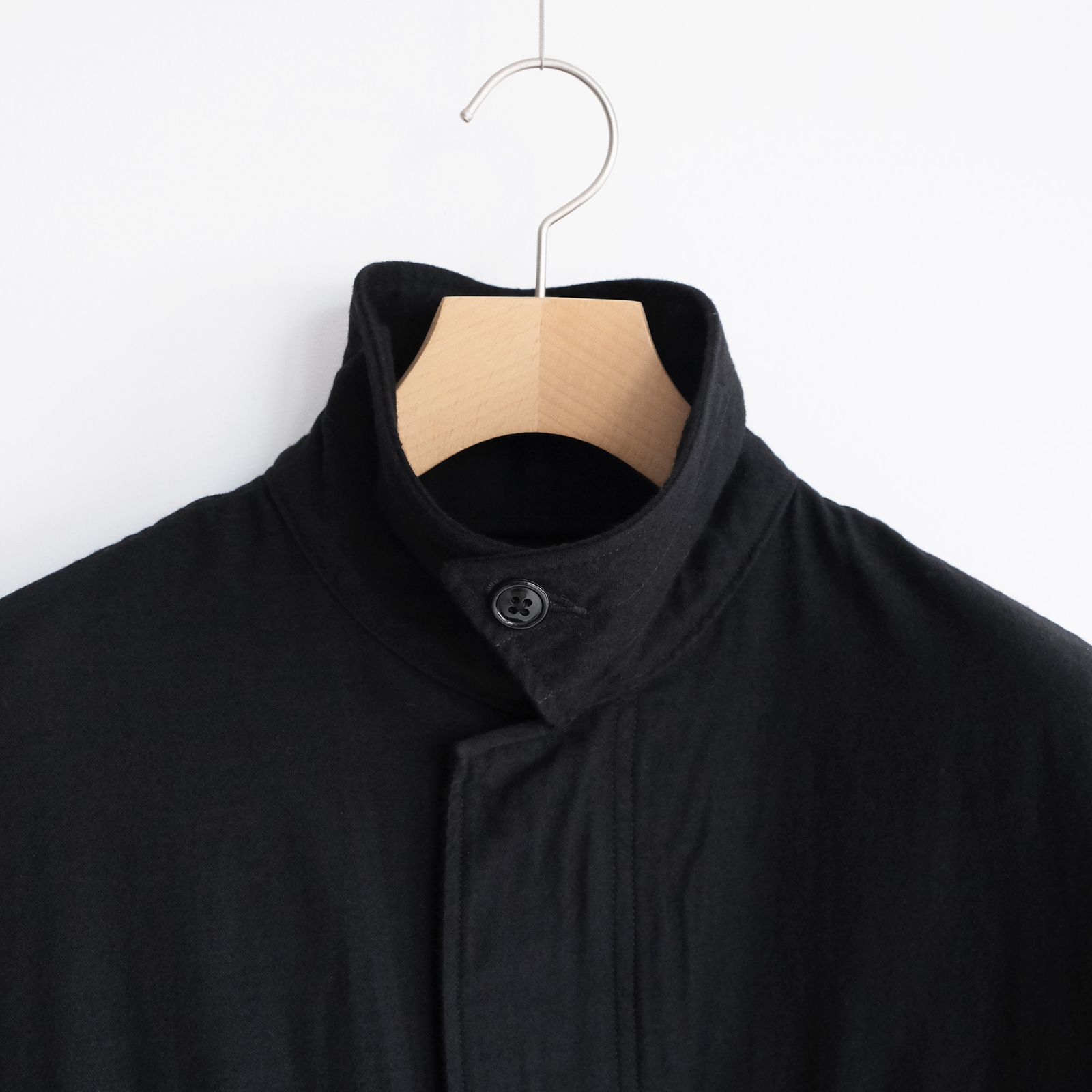 Cotton Wool Miritary Blouson -ジャケット-（Black / ブラック）