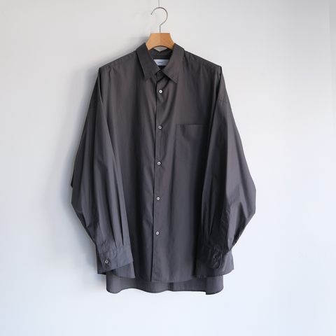 Broad L/S Oversized Regular Collar Shirt -シャツ-（C.Gray / C.グレー）GM261-50001B