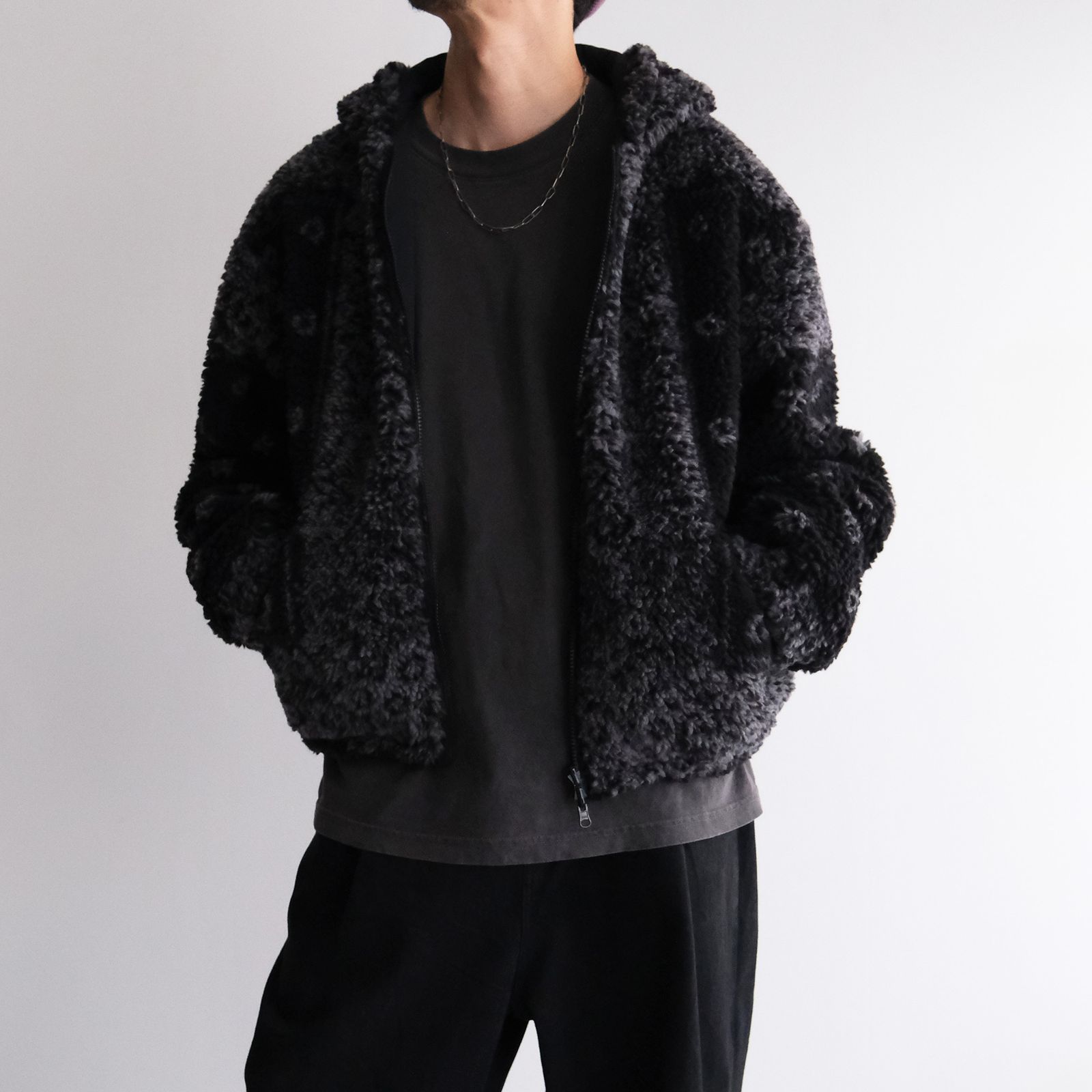 DYG Reversible Sherpa Hoody -ブルゾン-（Black / ブラック）