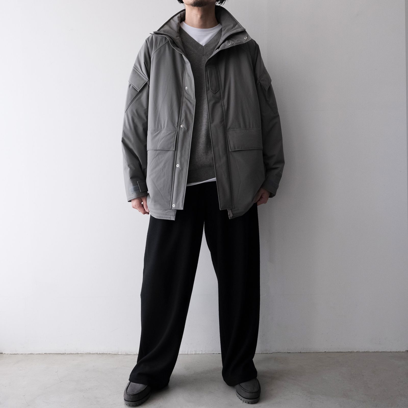 PERTEX SHIELD Insulated Military Parka -ジャケット-（Stone Gray / ストーングレー）GM263-30271
