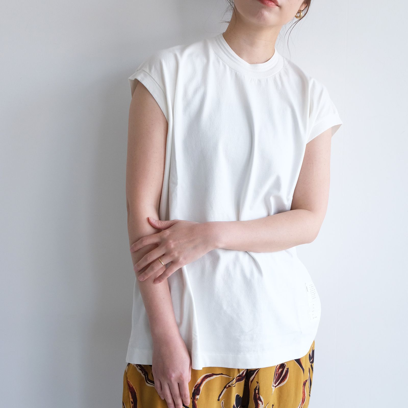 NS Tee - ノースリーブ -（White / ホワイト）