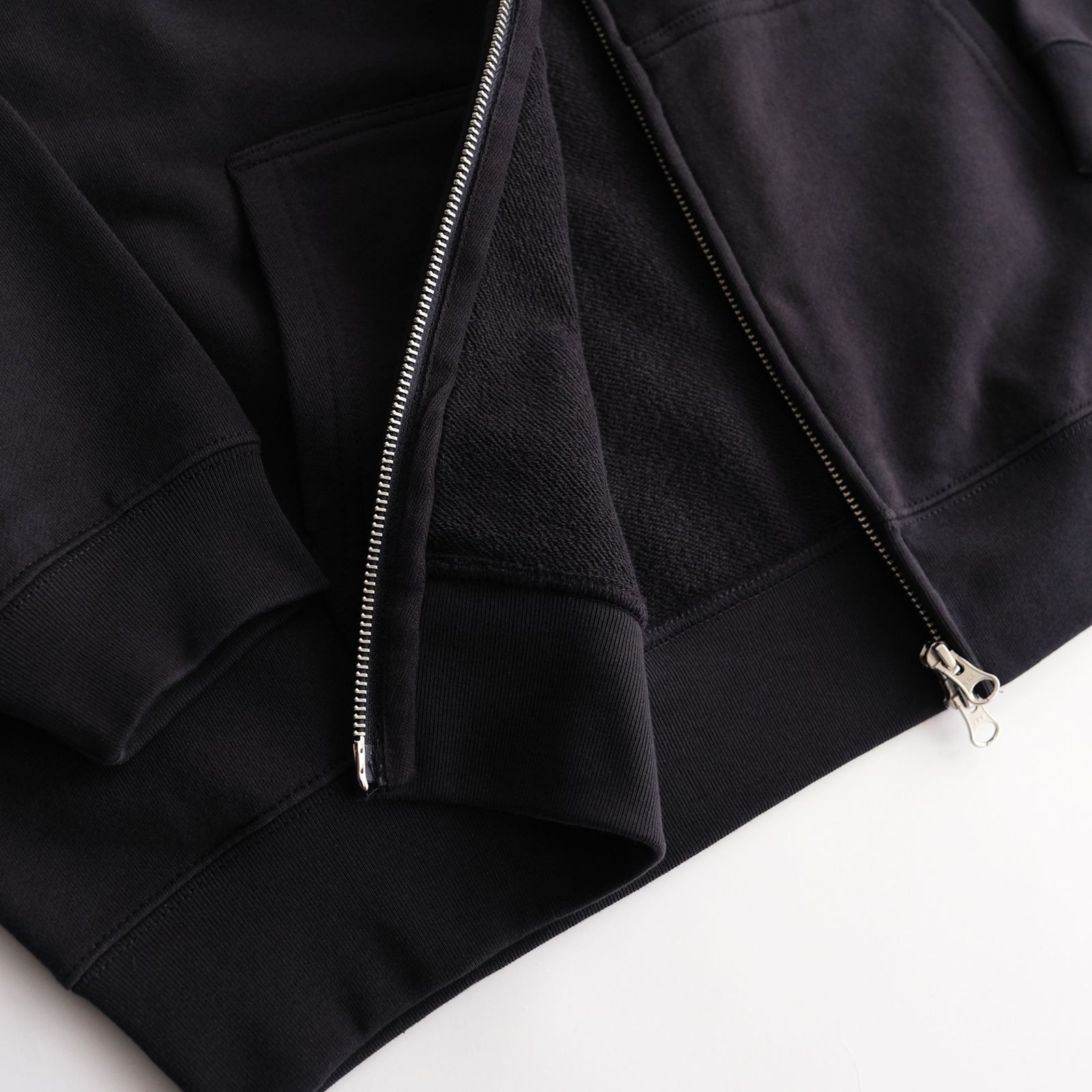 PMD Logo Oversized Zip Hoodie -パーカー-（D.Navy / ダークネイビー）