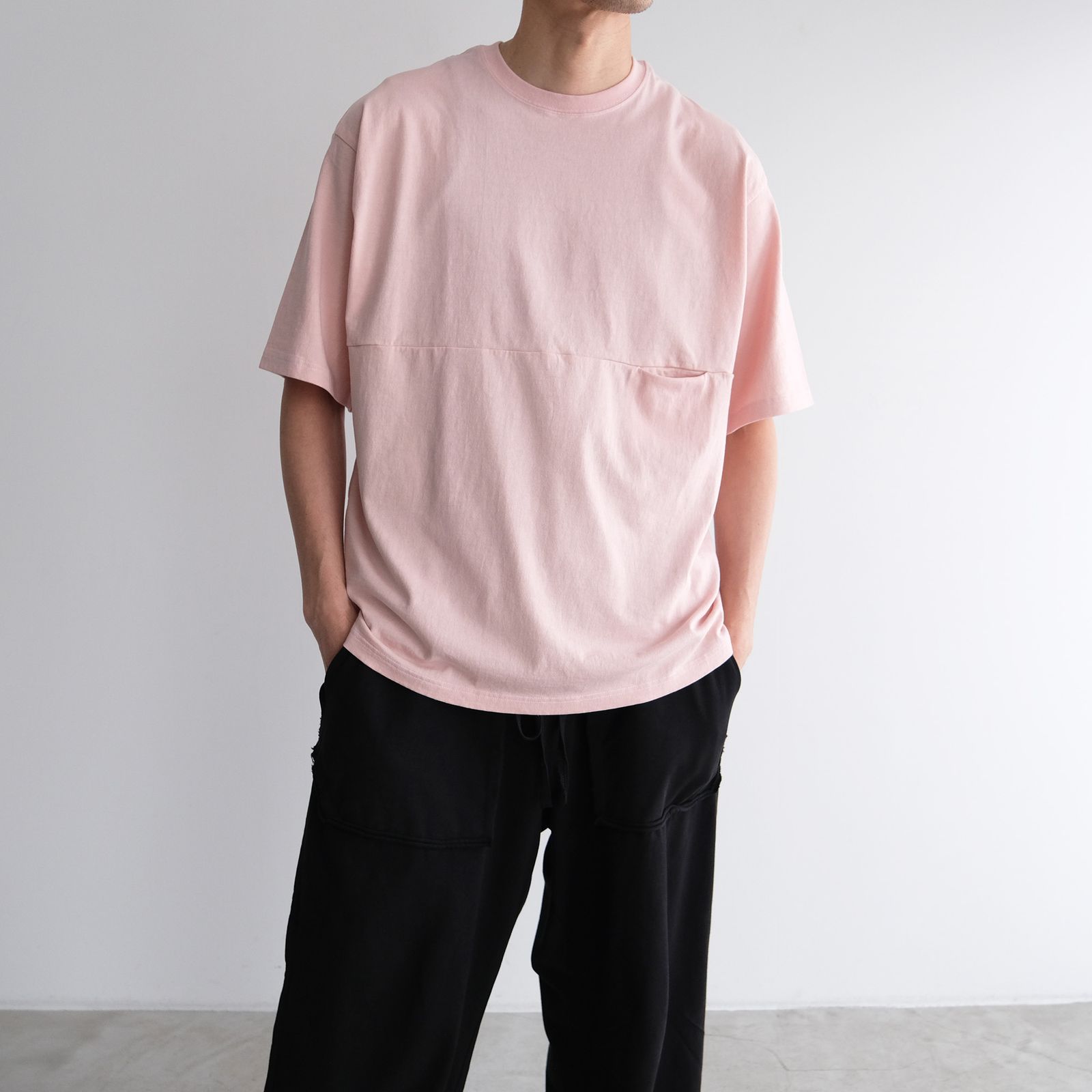 Yururi Tee 1/2 -Tシャツ-（Pink / ピンク）