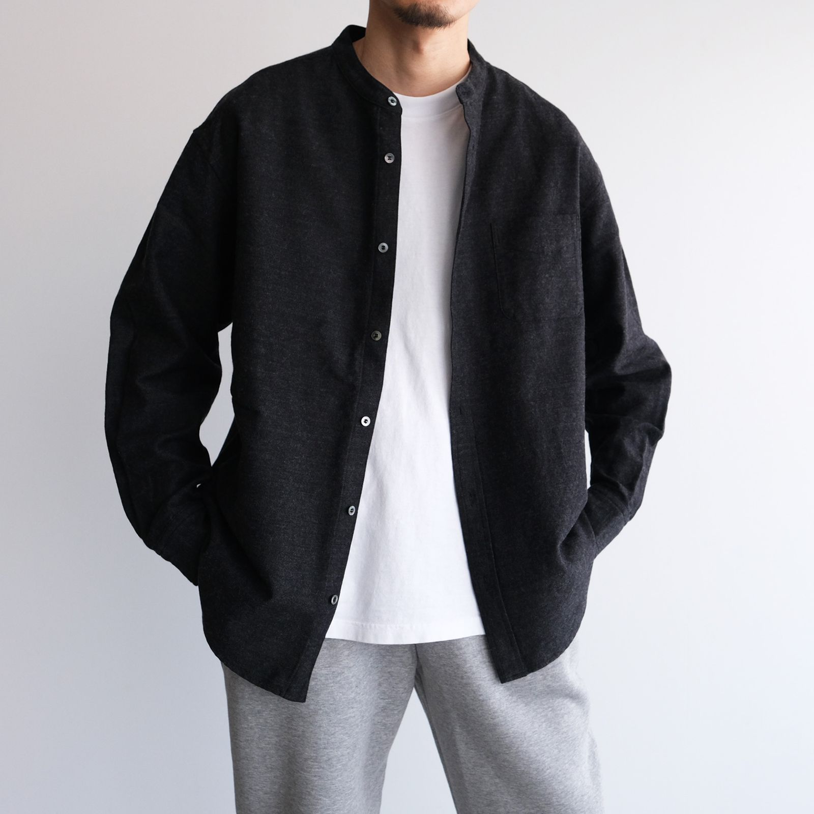 Atelier Shirt -シャツ-（Charcoal / チャコール）