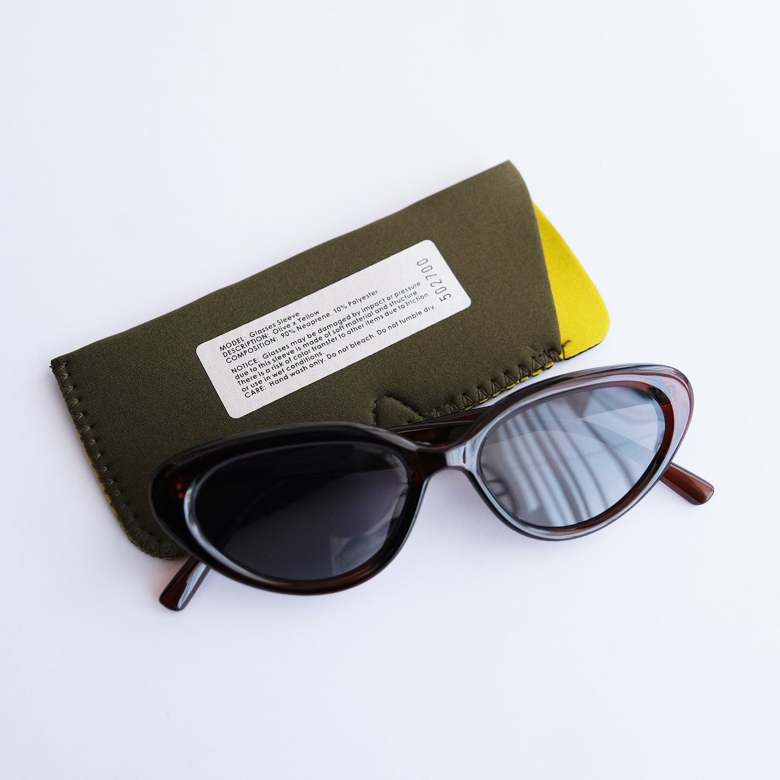 "MINE Glasses #03" With a Case -サングラス-（Amber / アンバー）