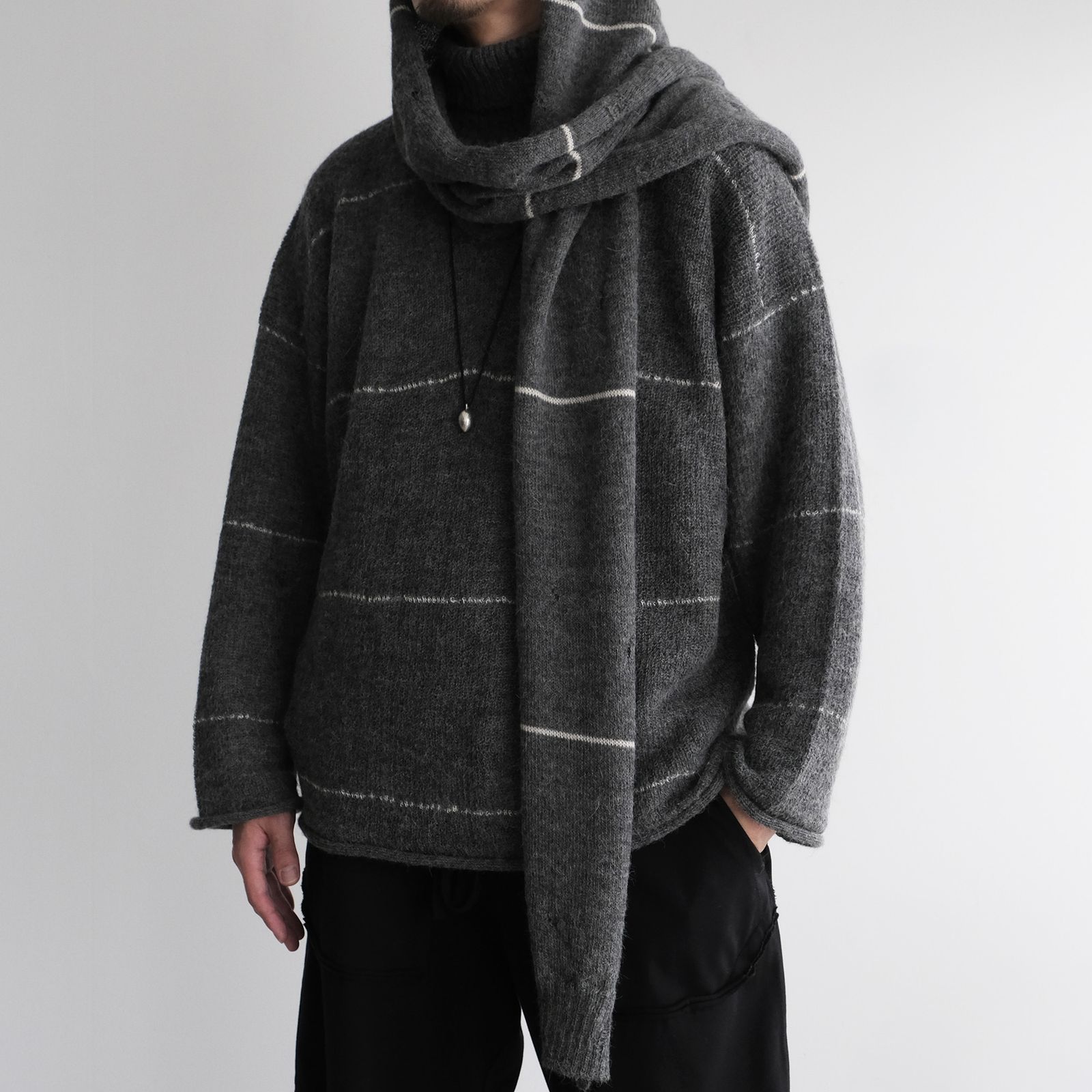 Hood Stole -ストール-（Gray / グレー）