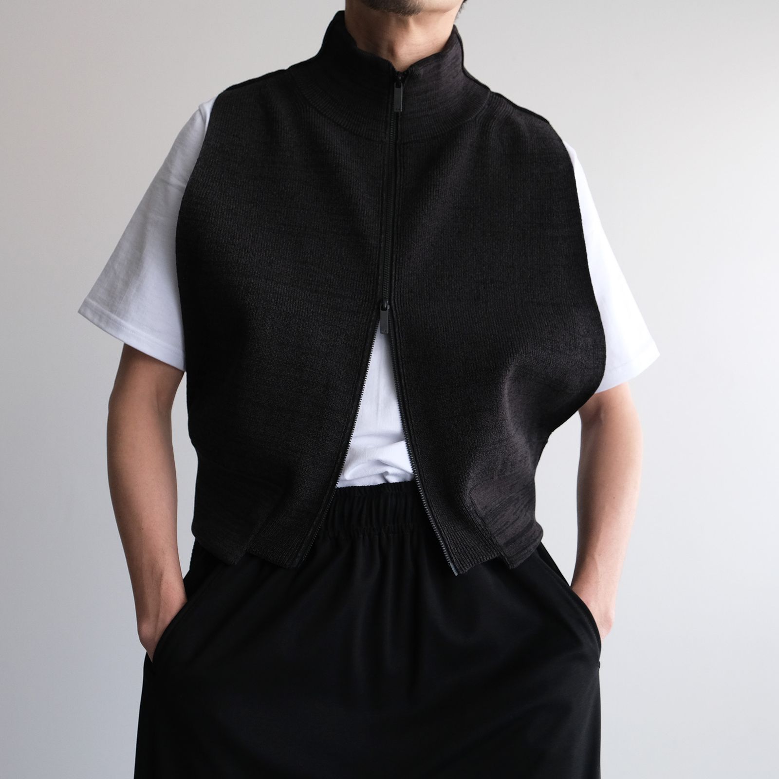 Driver's Knit Vest -ベスト-（Black / ブラック）