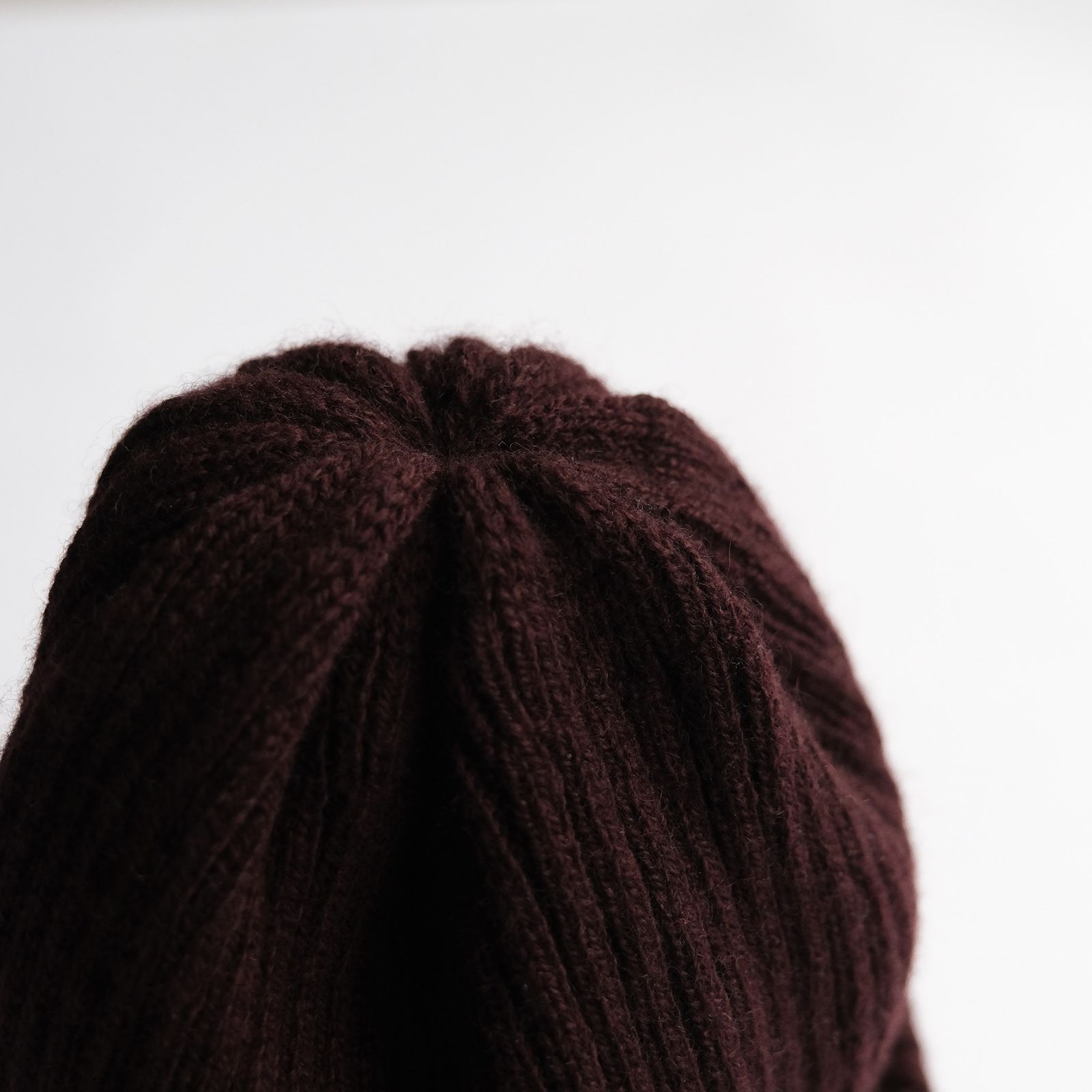 Cashmere Knit -ニットキャップ-（Wine Brown / ワインブラウン）