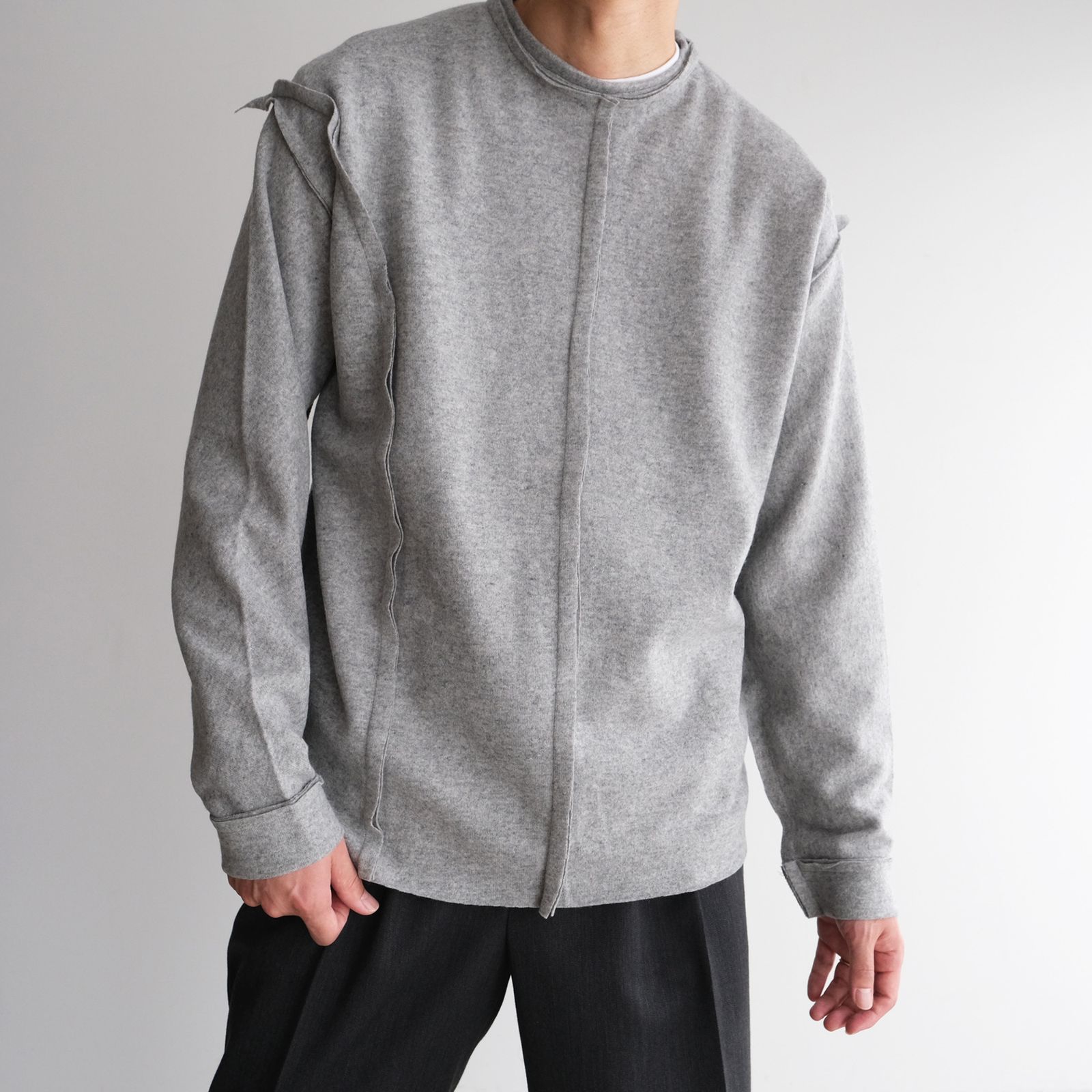 Assemblage Wool Tee -ニット-（Light Gray / ライトグレー）