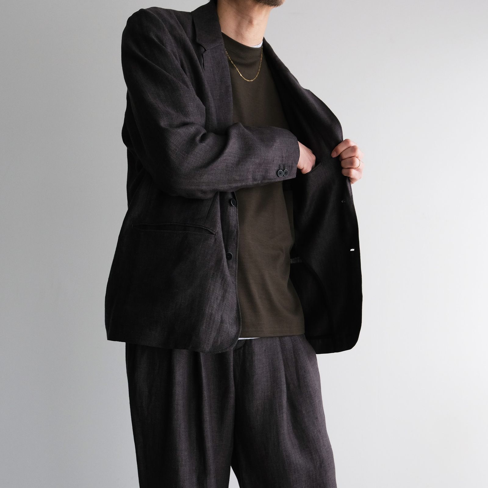 Earl Jacket -ジャケット-（Charcoal / チャコール）