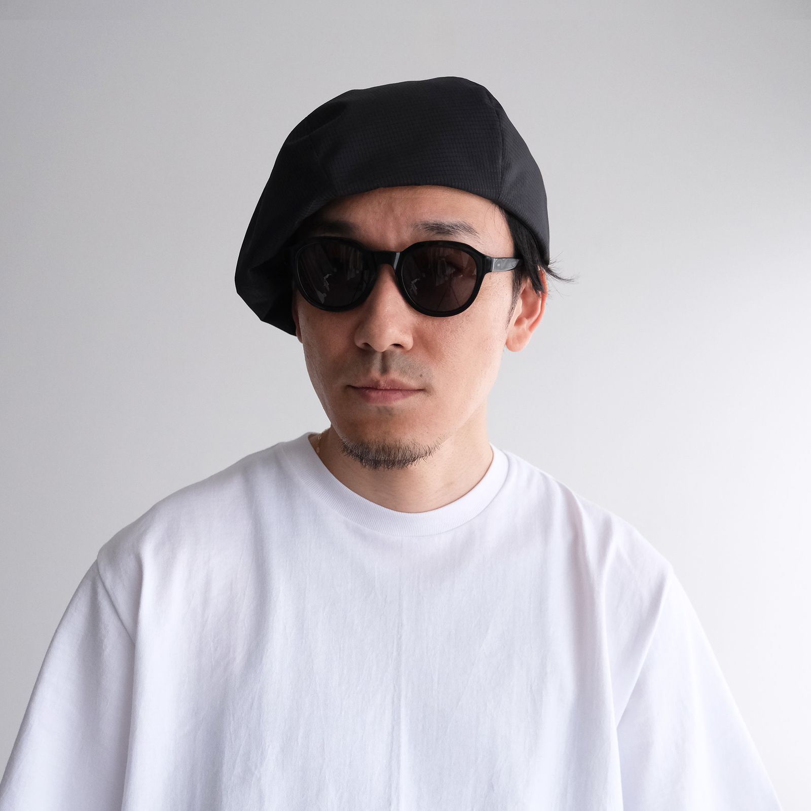 Dot Air Beret -ベレー帽-（Black / ブラック）