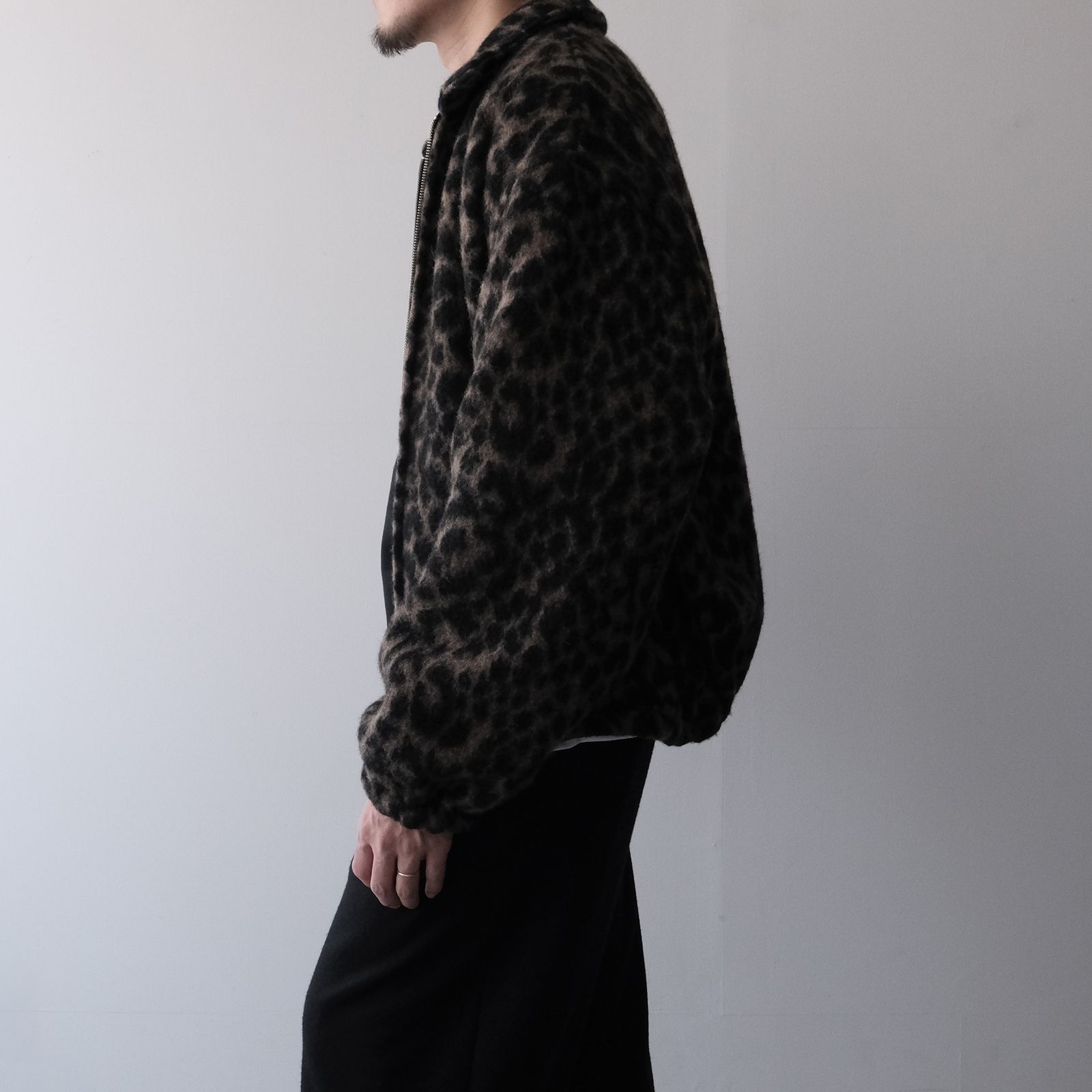Leopard Blanket Blouson -ジャケット-（Brown / ブラウン）