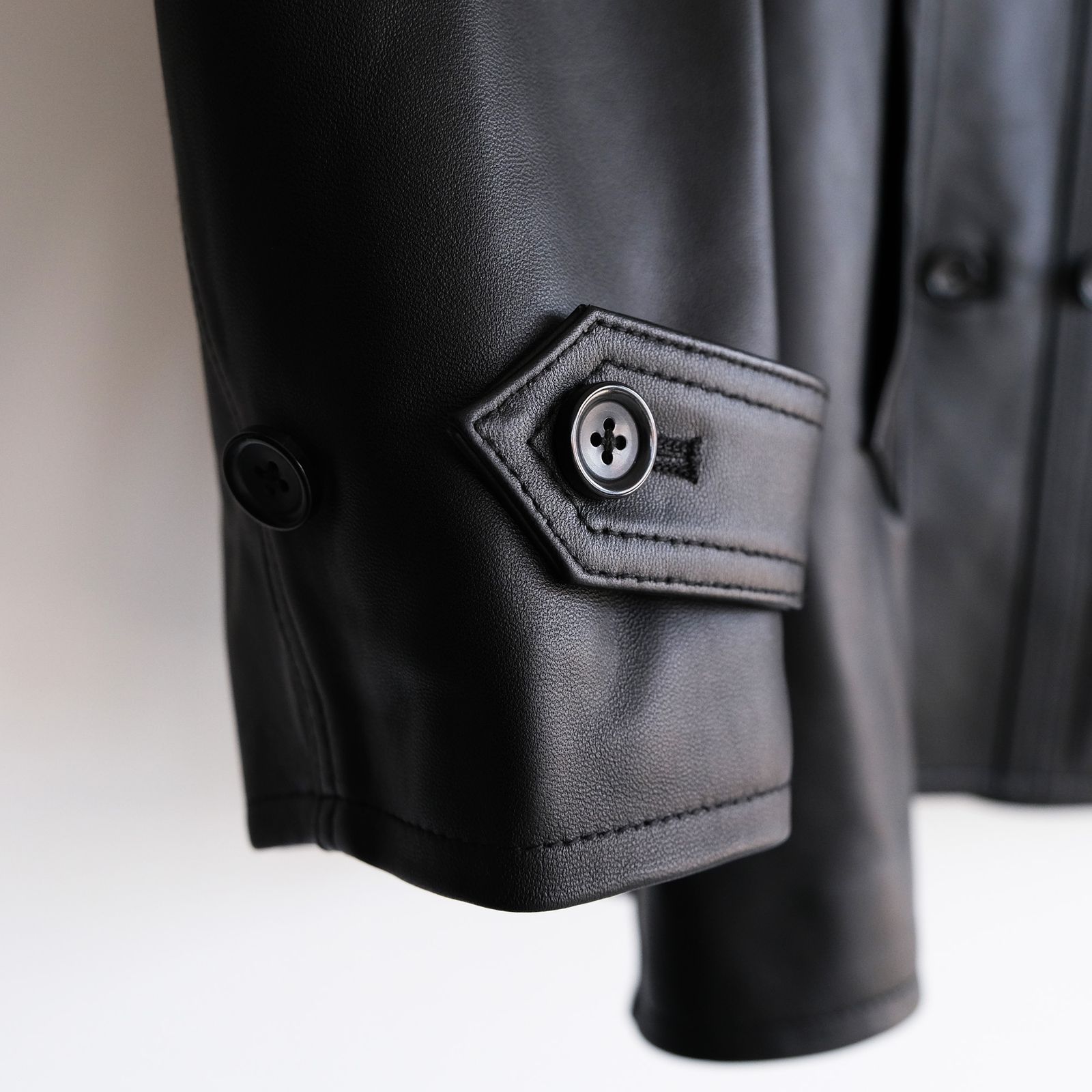 Sheep Leather Corbusier Jacket -ジャケット-（Black / ブラック）