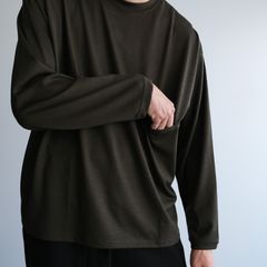 Yururi Tee L/S Super100s -Tシャツ-（Olive / オリーブ）