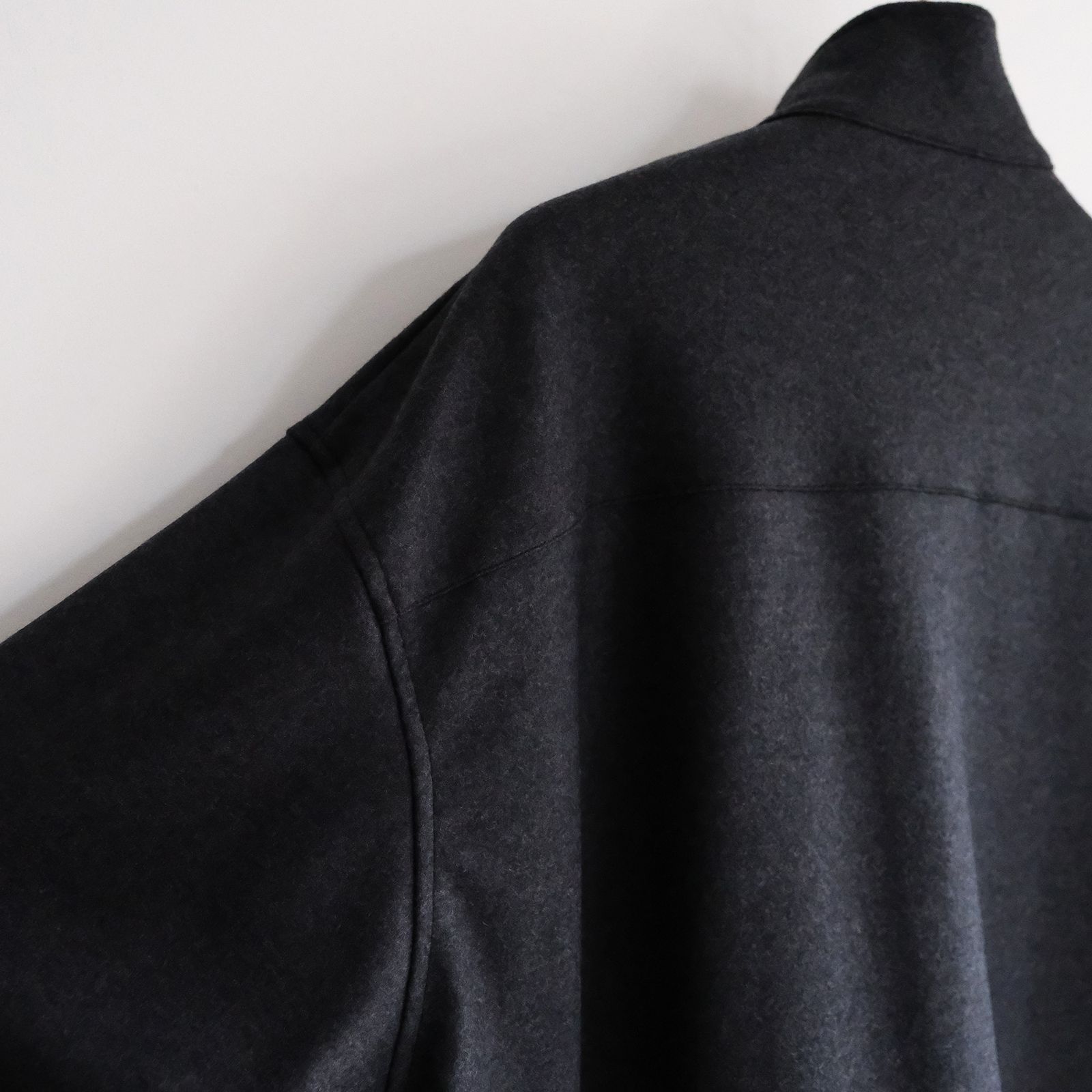 Wool Smooth Flannel Track Blouson -ブルゾン-（Gray / グレー）