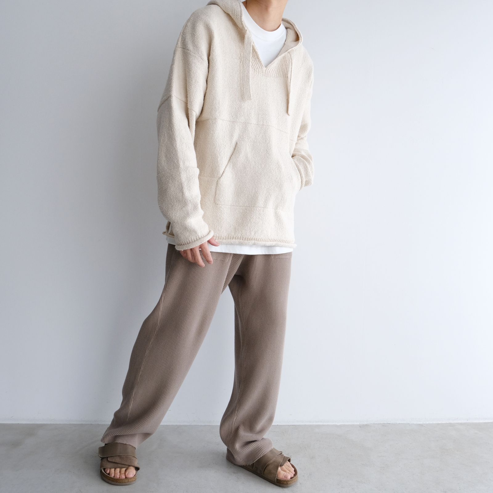 Mexican Knit Hoodie -ニット-（Natural / ナチュラル）
