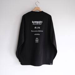 Kompakt Record Barx + PMD Oversized L/S T-Shirt -Tシャツ-（Black / ブラック）