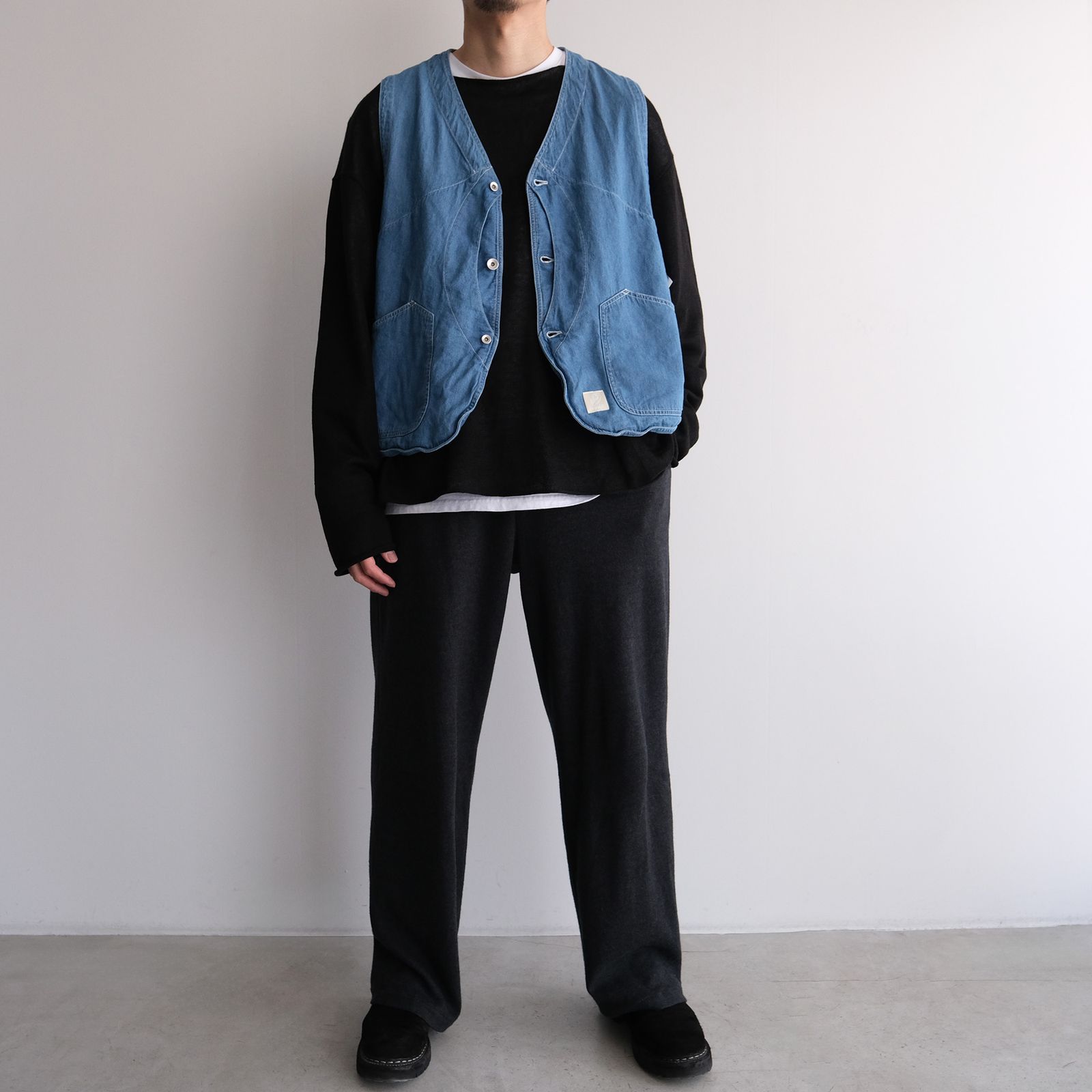 Denim Hunting Vest -ベスト-（L.Blue / ライトブルー）