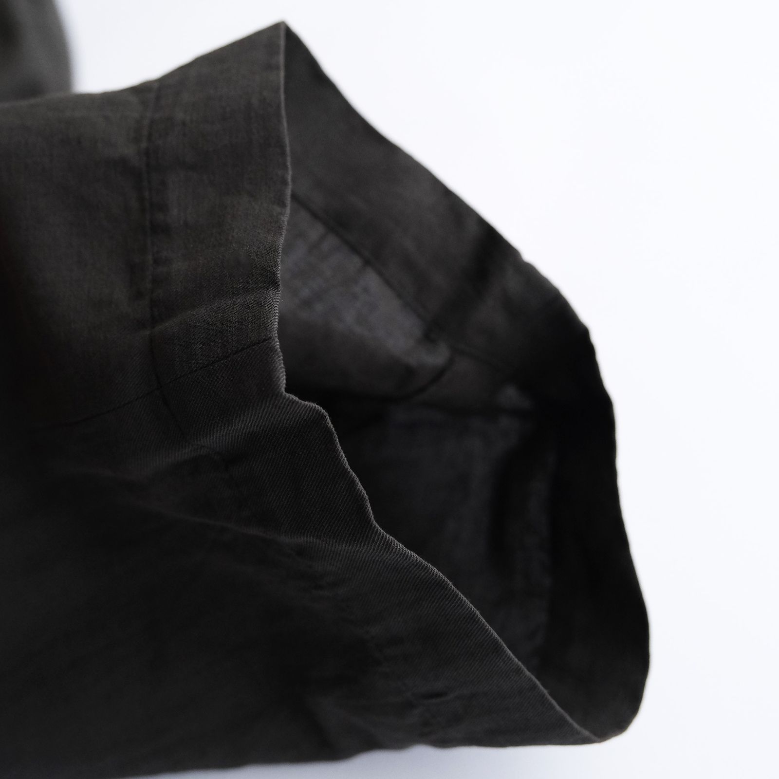 Cotton Linen Voile Two Tucked Easy Pants -パンツ-（Dark Green / ダークグリーン）