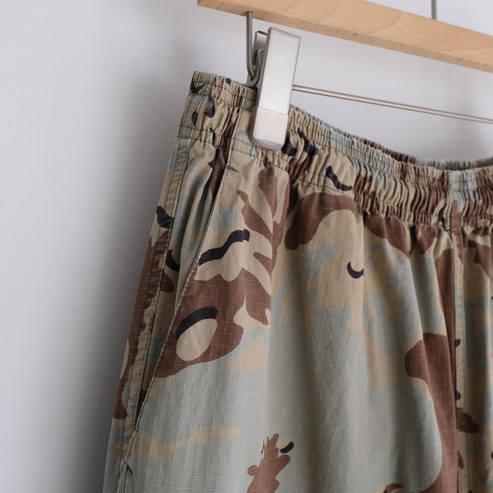 Camo Flower Double Knee Pants -パンツ-（Beige / ベージュ）