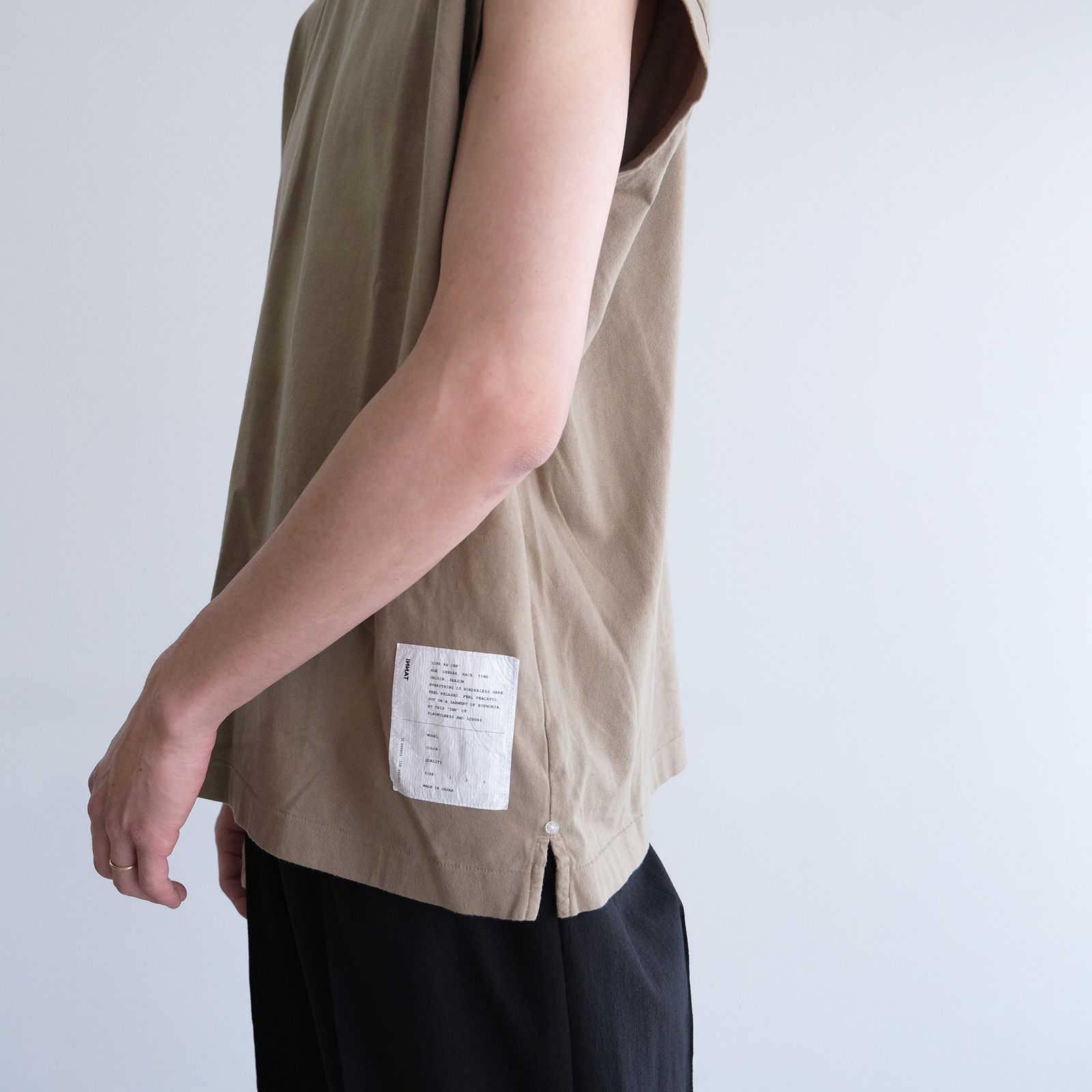 NS Tee - ノースリーブ -（Khaki / カーキ）