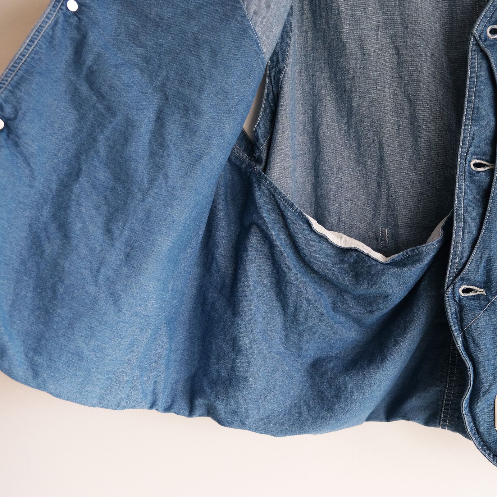 Denim Hunting Vest -ベスト-（L.Blue / ライトブルー）