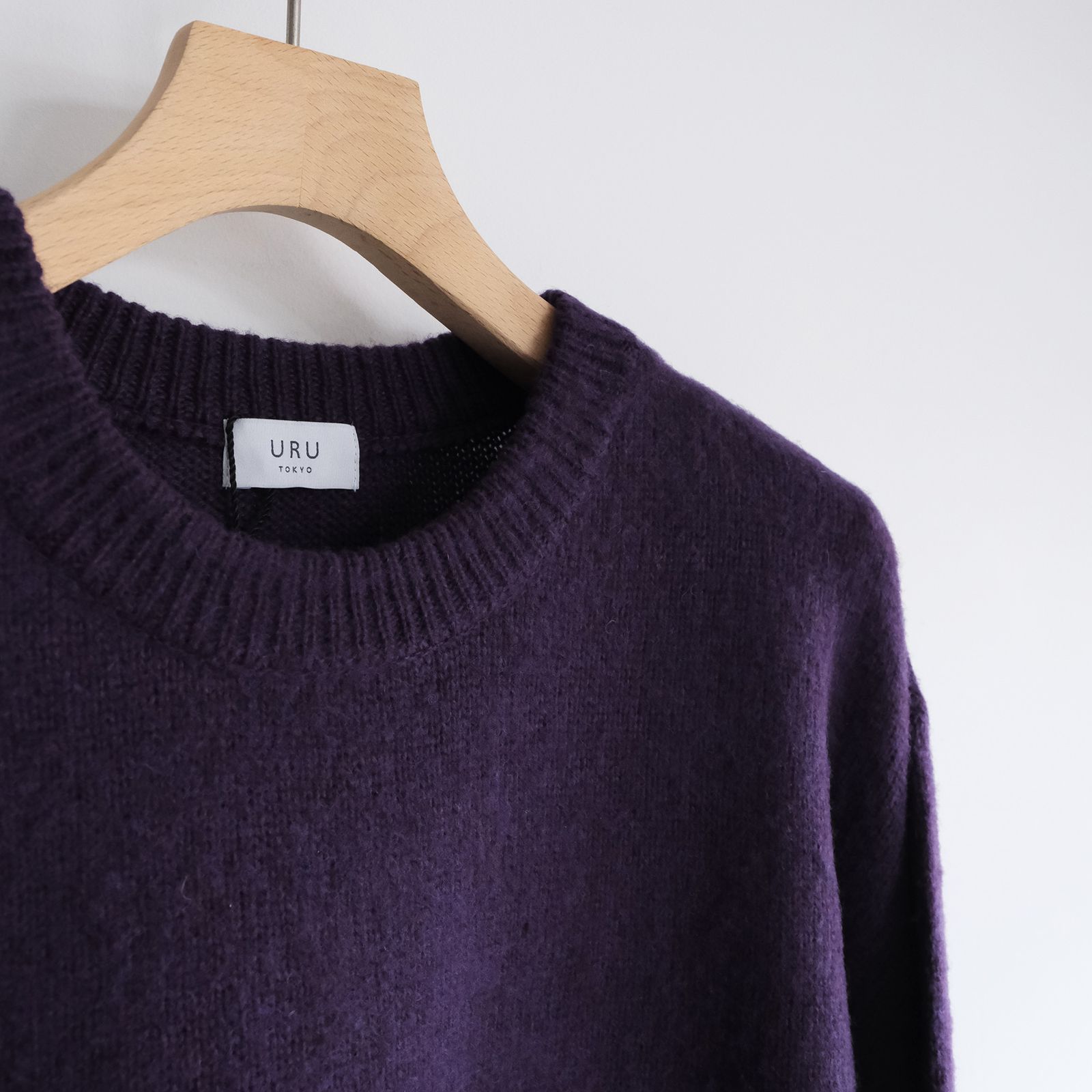 Crew Neck Knit -ニット-（Purple / パープル）