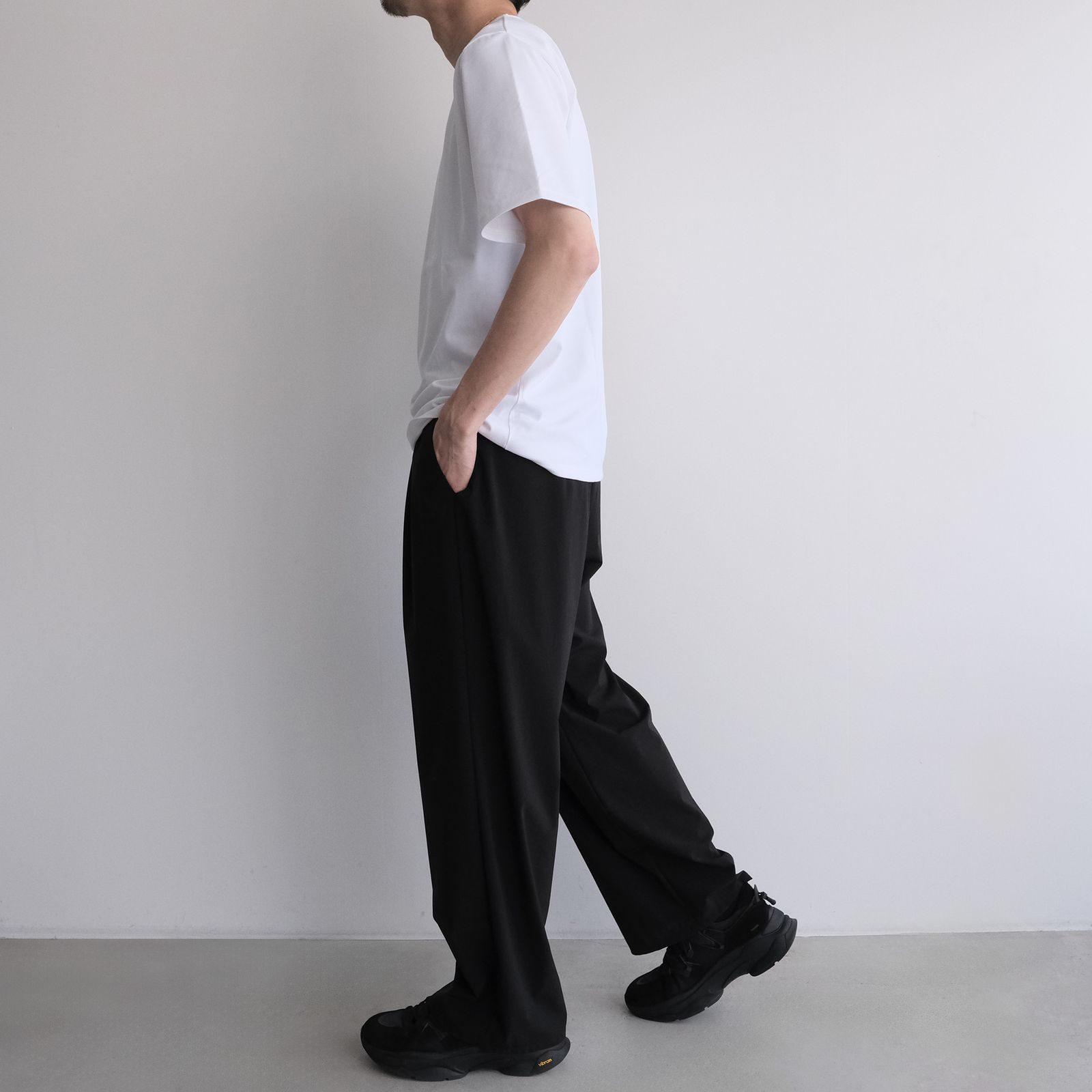 Flex Tricot Wide Chef Pants -パンツ-（Black / ブラック）GM262-40021