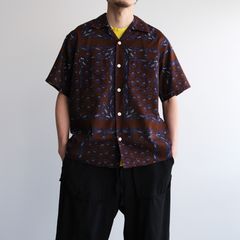 Paisley Summer Shirt -シャツ-（Brown / ブラウン）