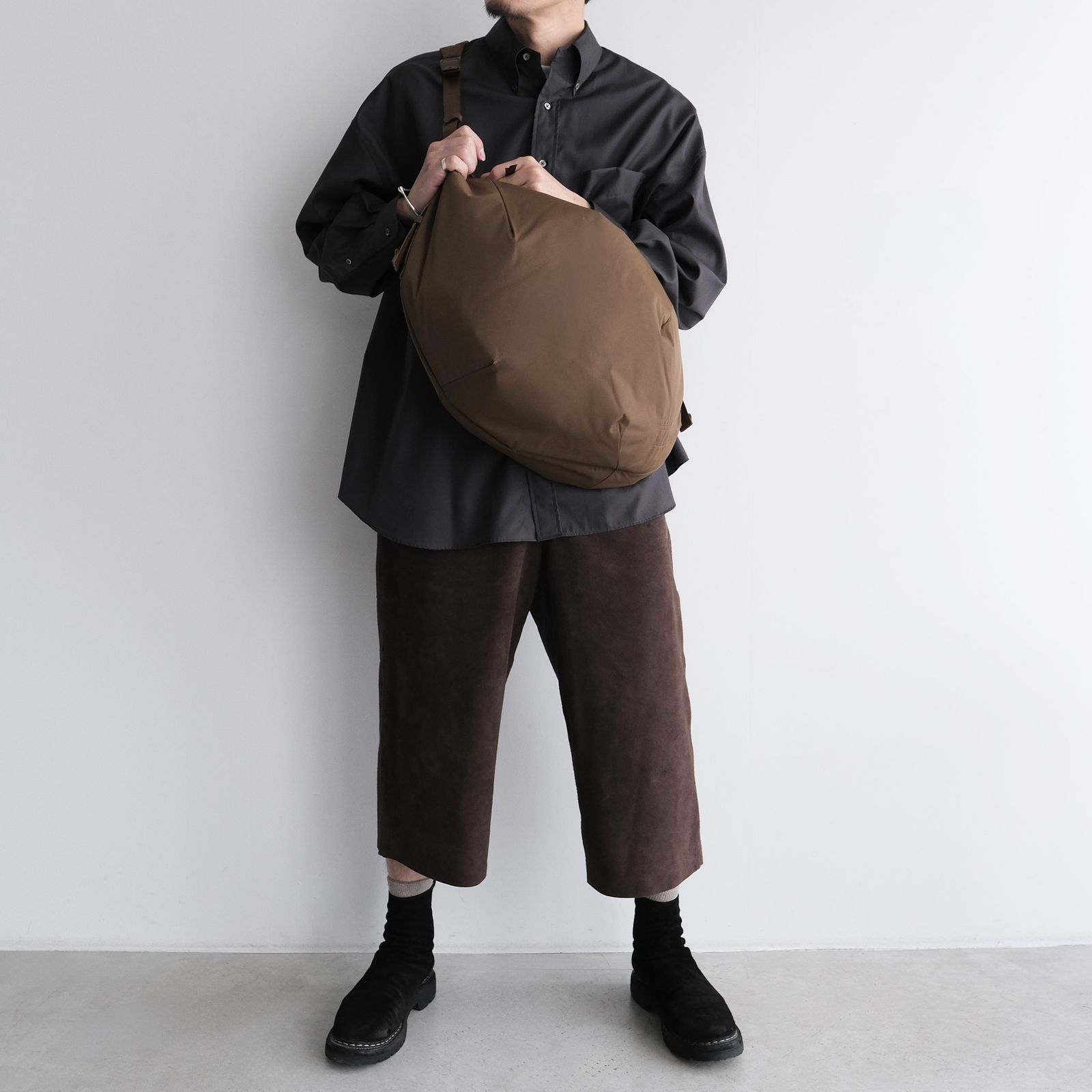 Blankof For GP Large Crescent Bag -バッグ-（Brown / ブラウン）GU263-90512