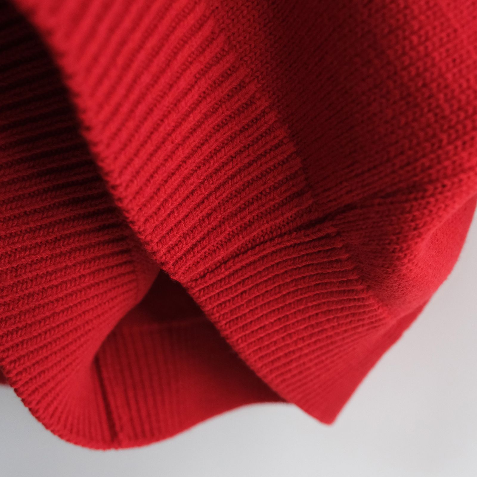 5 Gauge Raglan Jumper -ニット-（Red / レッド）